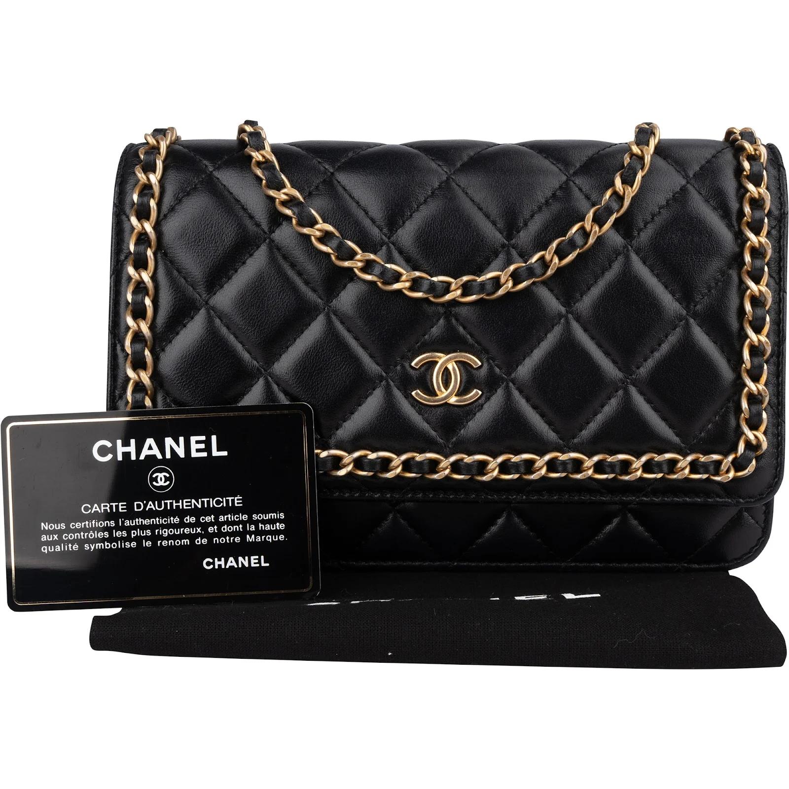 Chanel Limited Quilted Lambskin Wallet On Chain Crossbody Bag