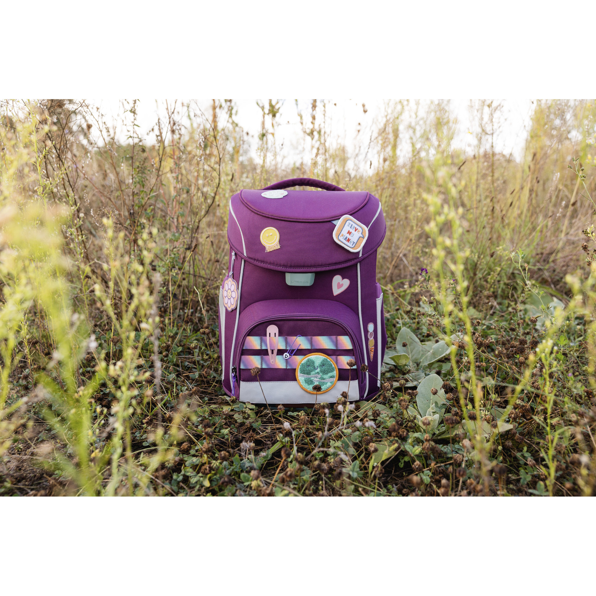 School Set Slim Unique Schulranzenset 6tlg. - lilac