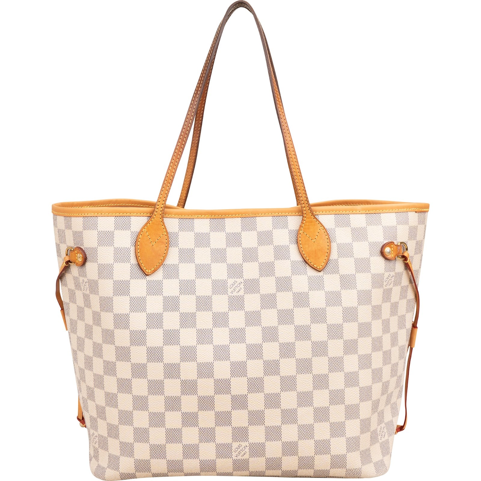 Torba na zakupy Louis Vuitton Neverfull MM z płótna Monogram Damier Azur