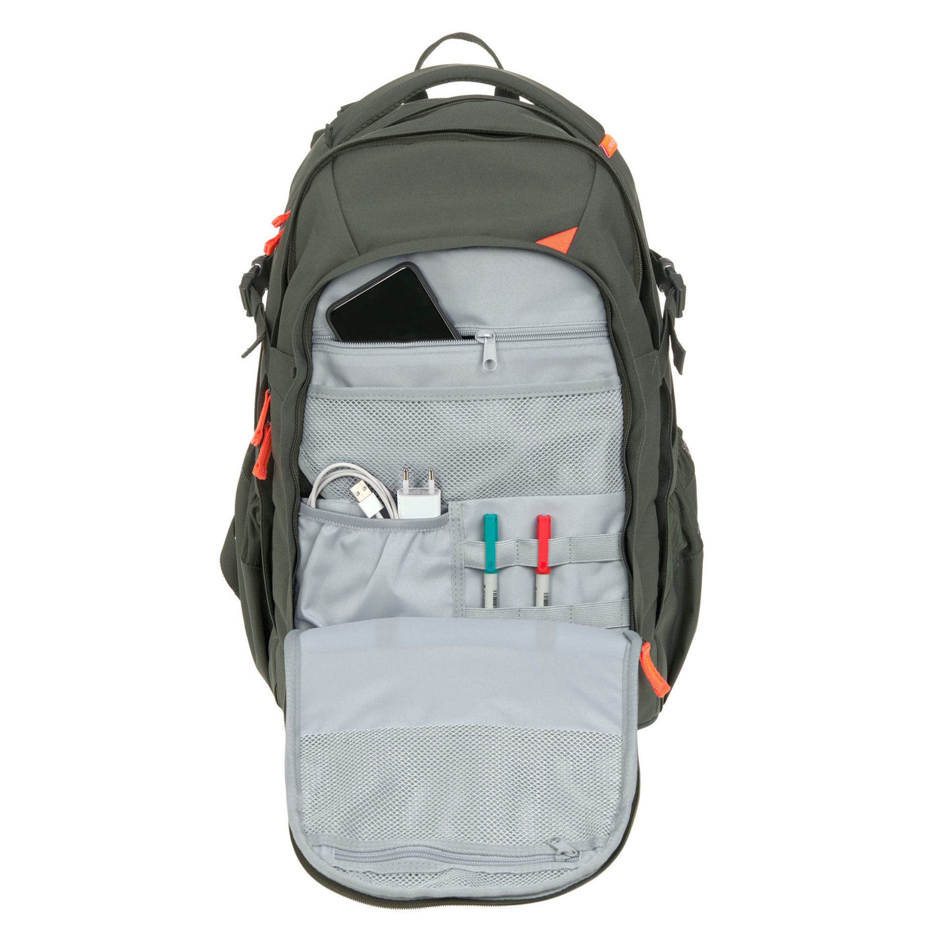 School Backpack Origin Bold - Dark Olive