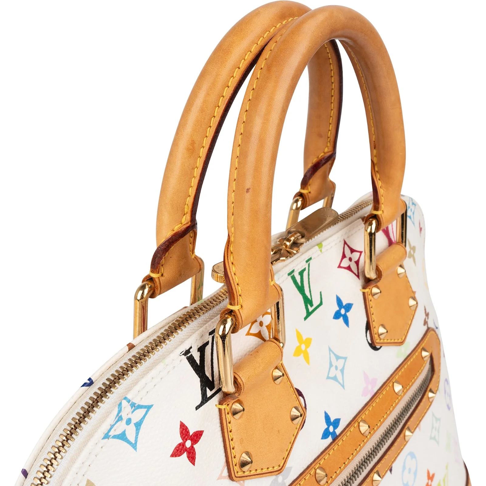 Louis Vuitton Canvas Monogram Murakami Multicolor Alma PM Handbag