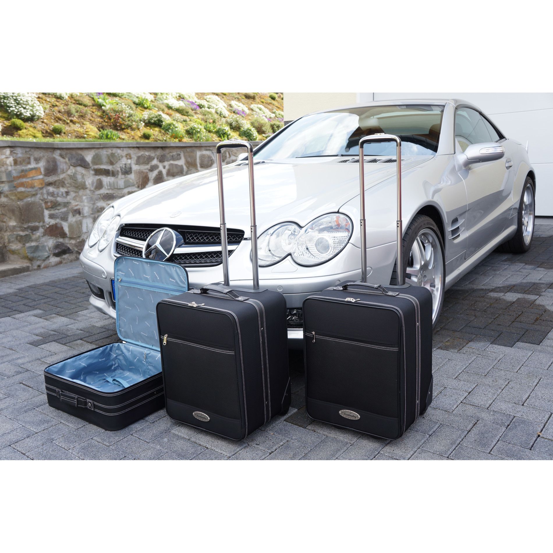 SL Roadster (R230) (EU) Baujahr 2001-2011 Kofferset Kofferraum 3-tlg. - Kunstleder