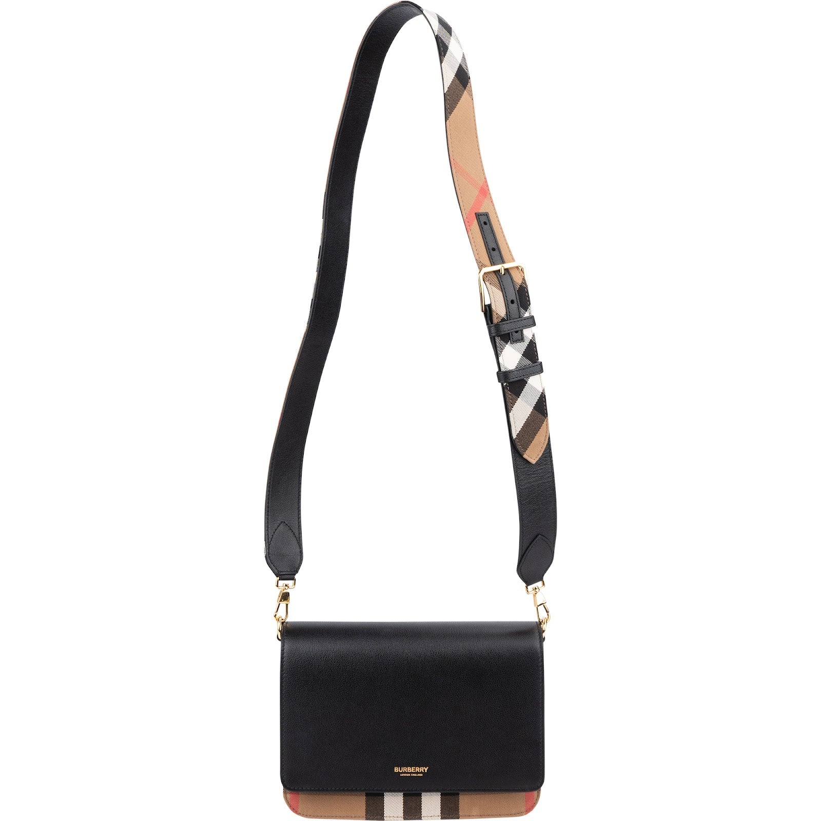 Burberry Nova-Check Monogram Mackford Crossbody Bag