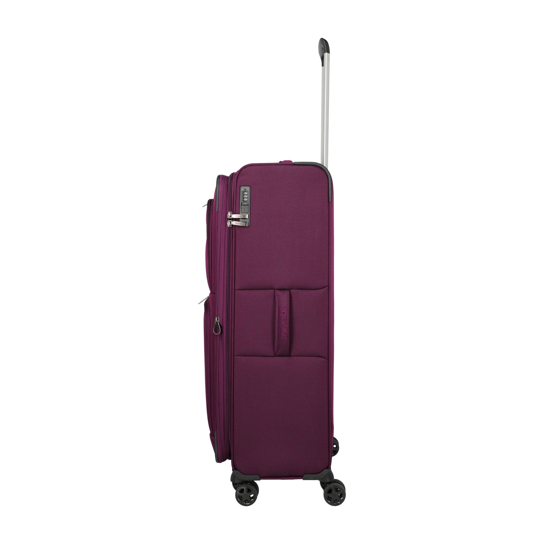 CUBIS Trolley L (83 cm) erweiterbar - Berry