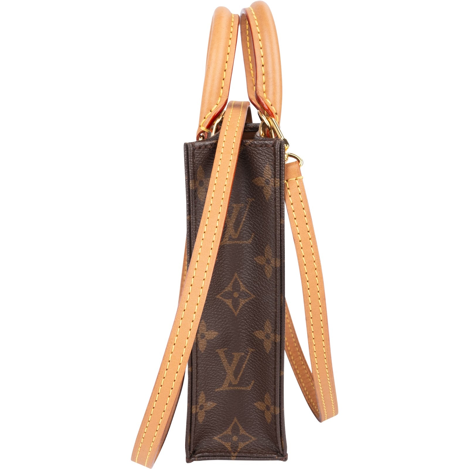 Louis Vuitton Monogram Canvas Petit Sac Plat Handbag