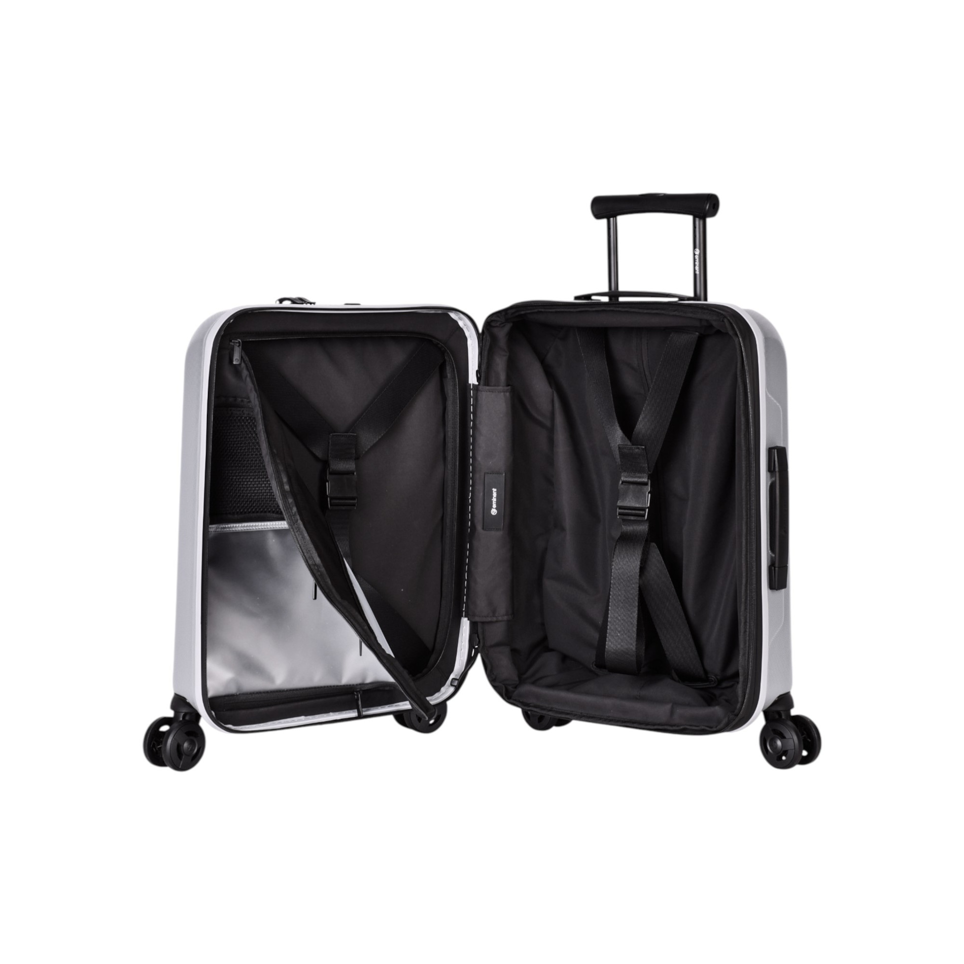 KAPSTADT BUSINESS PREMIUM Handgebäck (55 cm) erweiterbar - silber