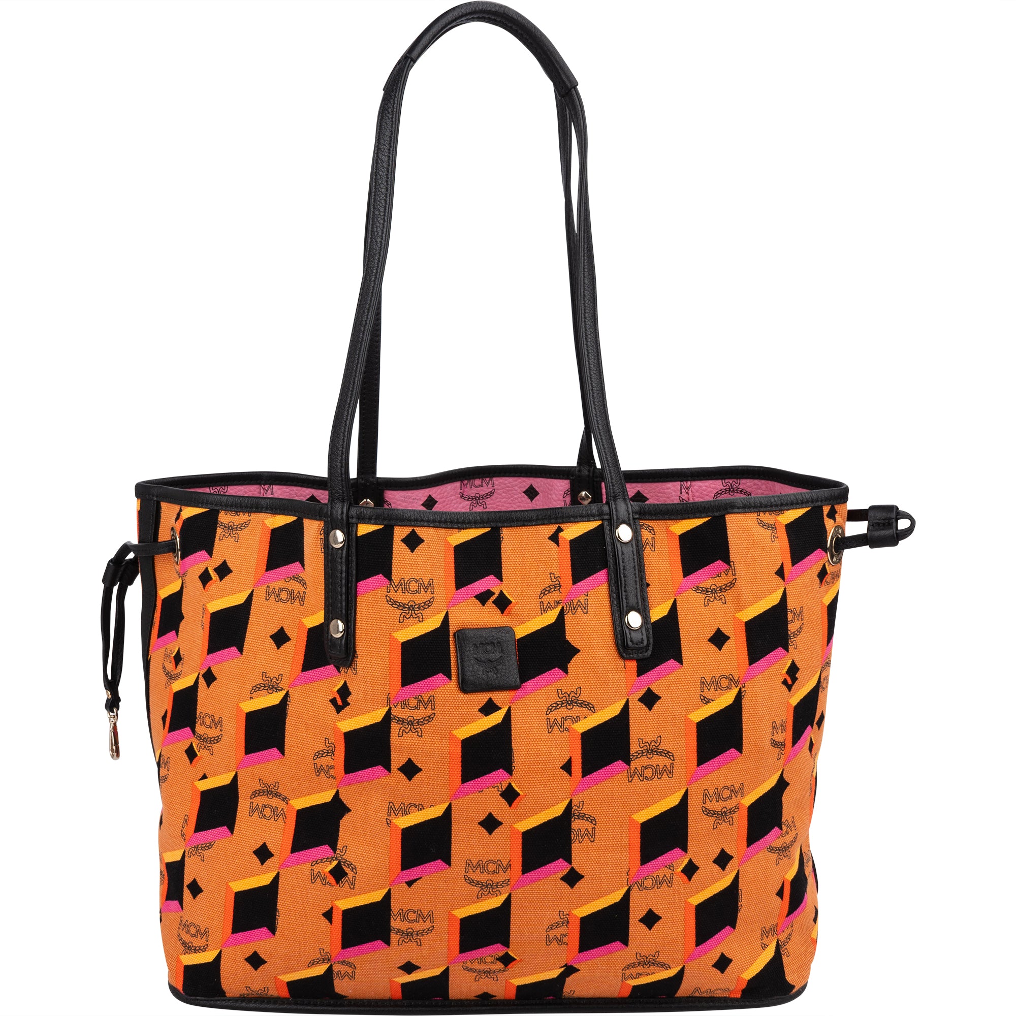 MCM Monogram Visetos Liz Reversible Shopper