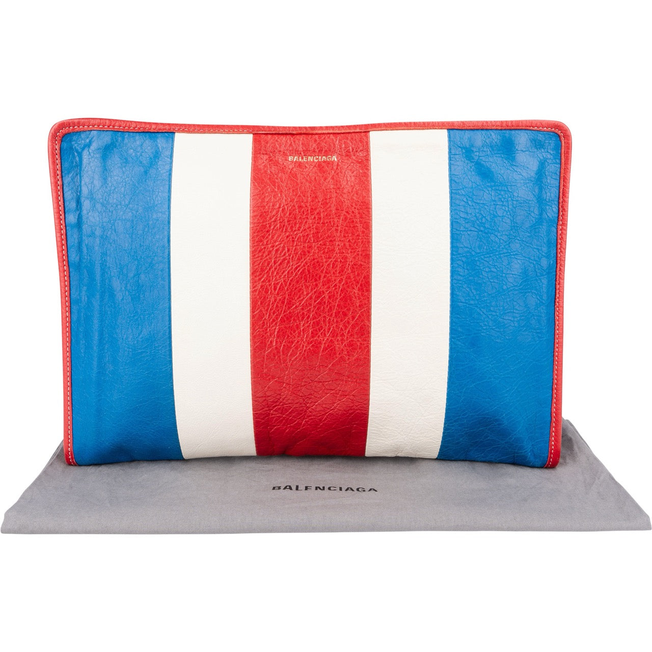 Balenciaga - Tricolor Arena Bazar Clutch