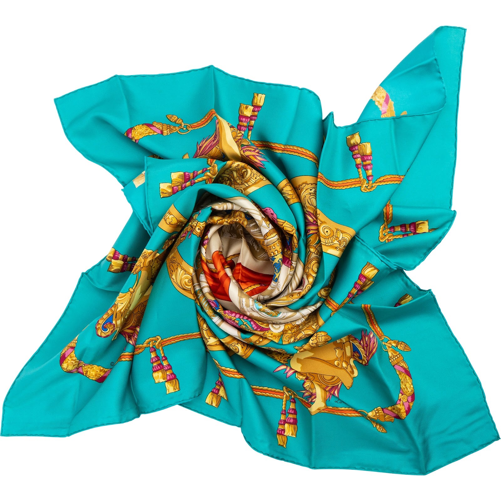 Hermès Hommage a Charles Garnier Silk Carre 90 Tuch