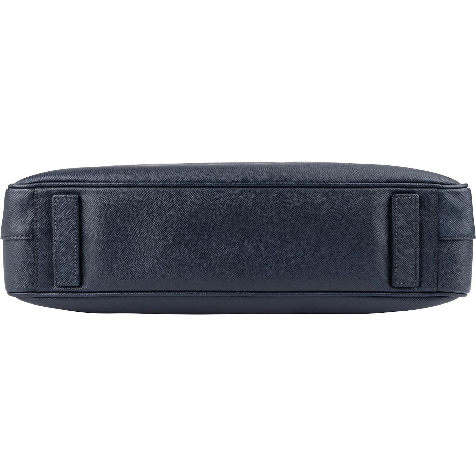 Prada Bleu Saffiano Leather Notebook Tasche