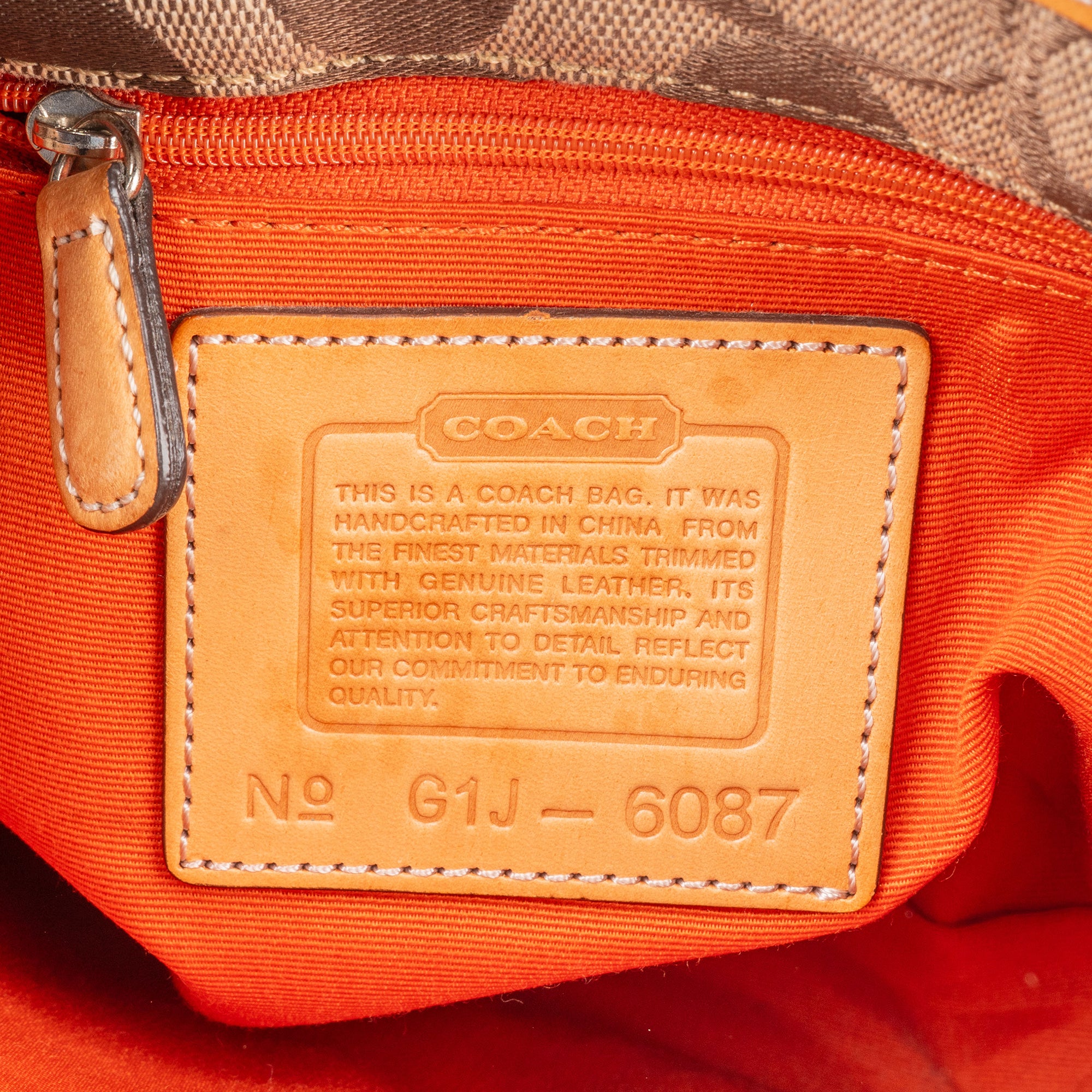 Coach Monogram Mini-handtas