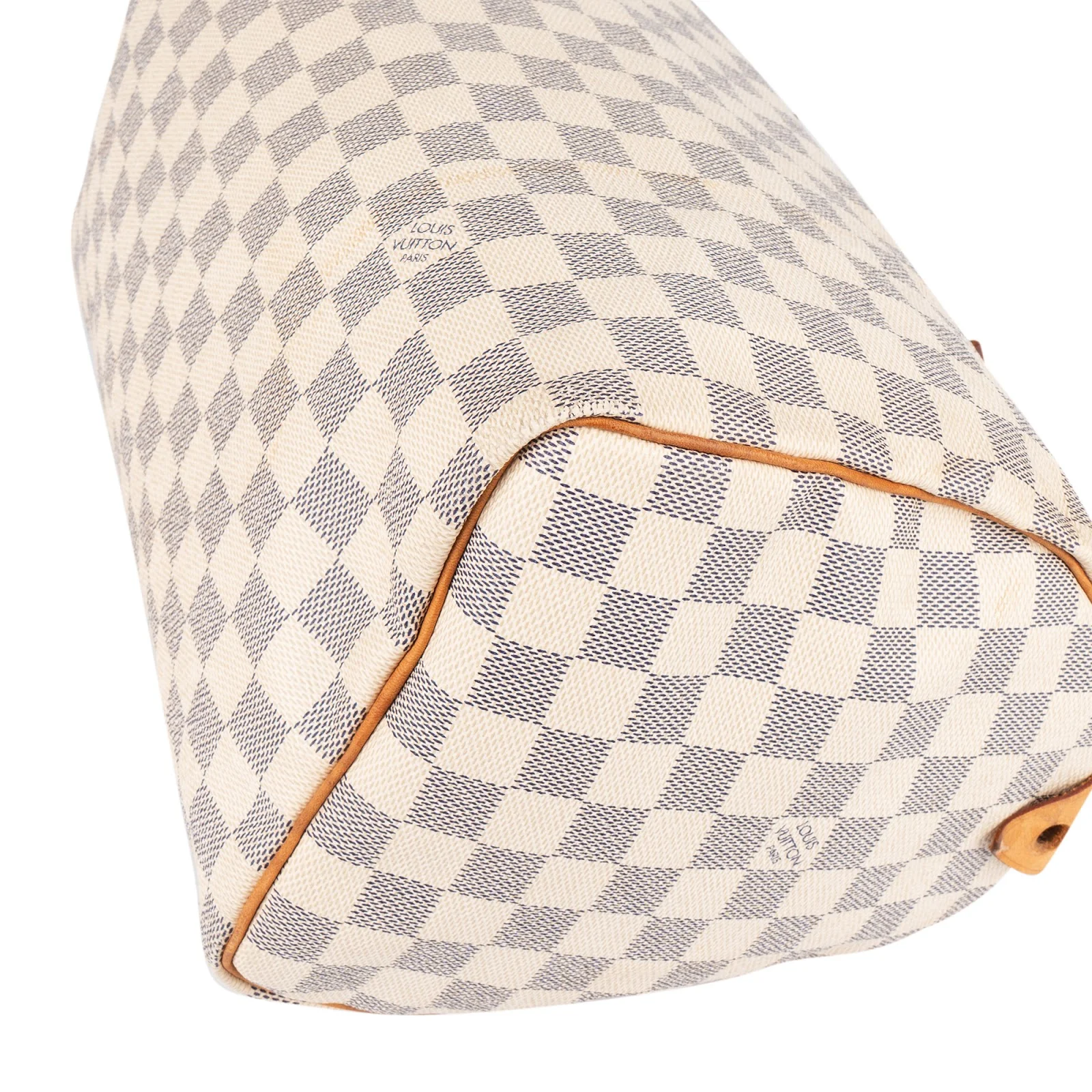 Louis Vuitton Monogram Damier Azur Canvas Speedy 30 Boston Bag