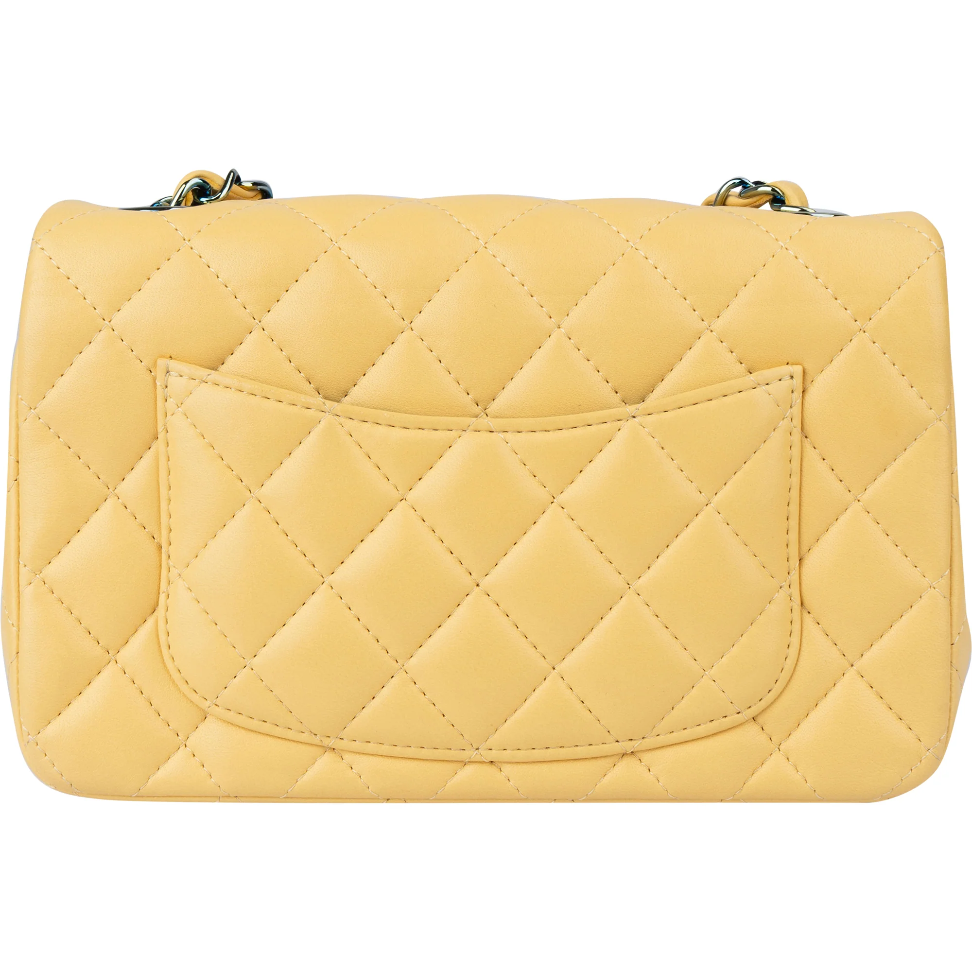 Chanel Quilted Lambskin Single Flap Crossbody Bag