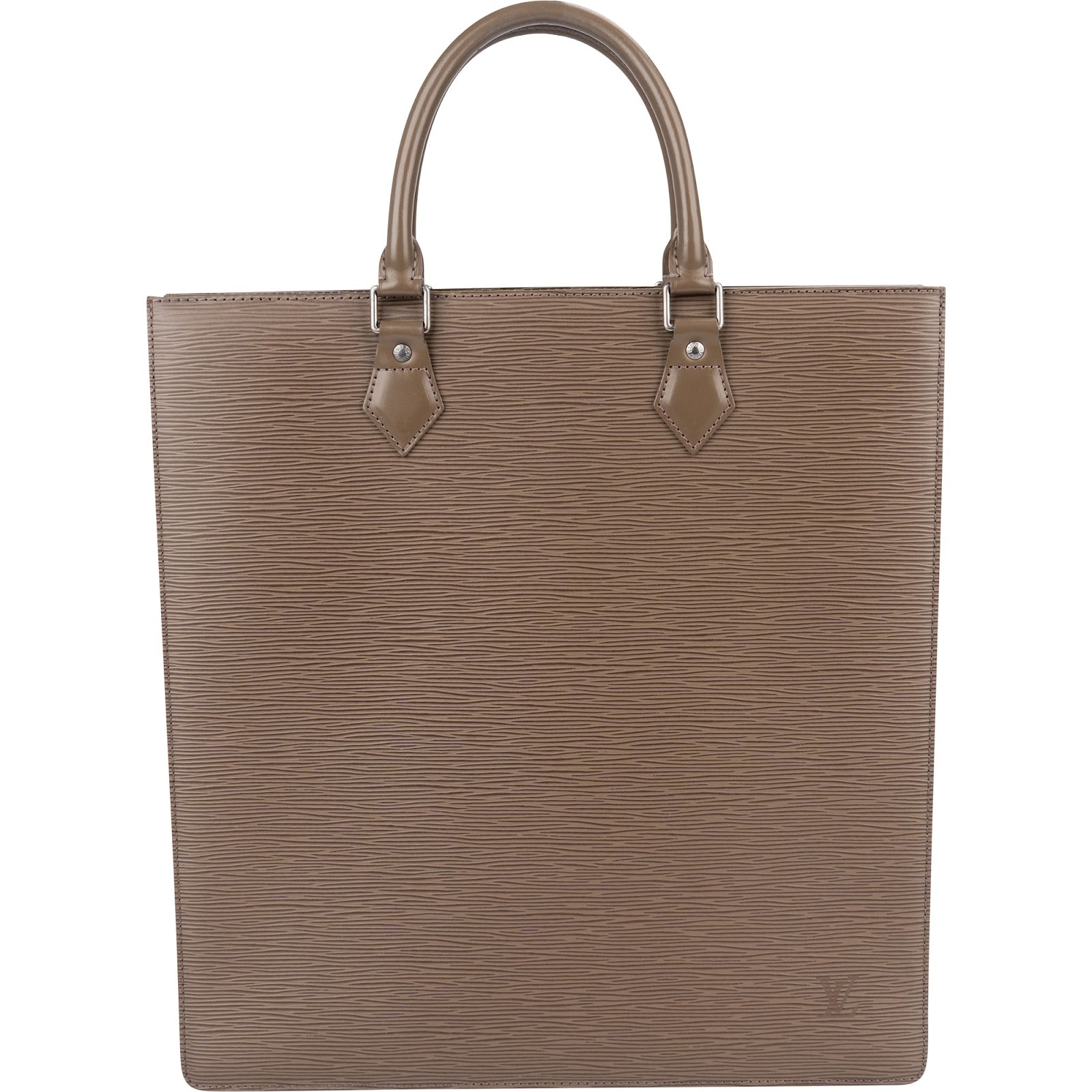 Louis Vuitton Taupe Epi Leather Sac Plat Handbag