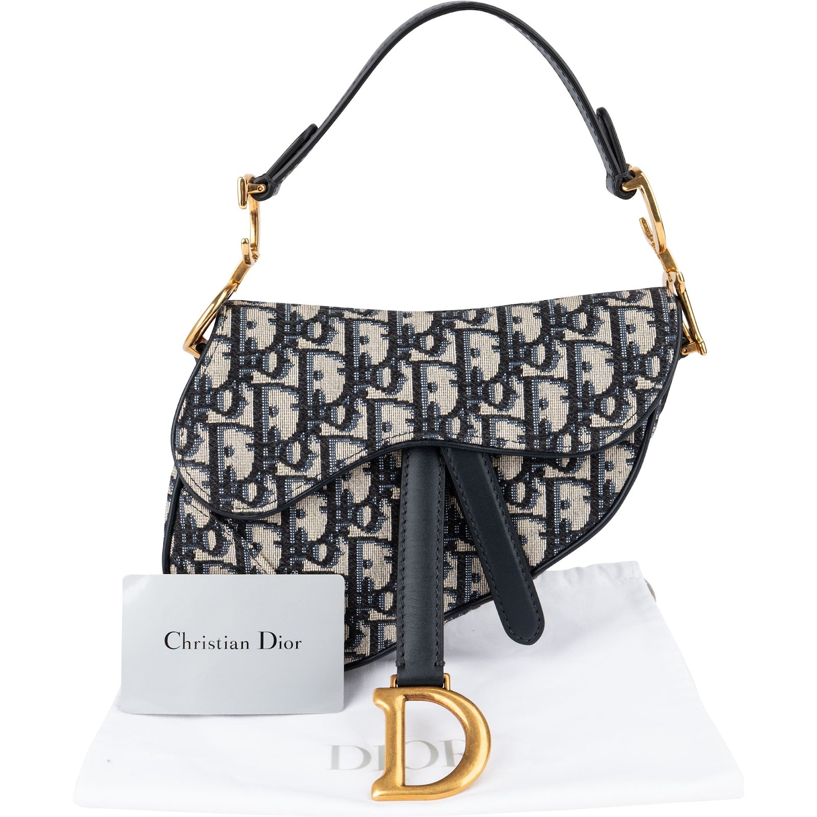 Christian Dior - Oblique Trotter Small Saddle Handbag