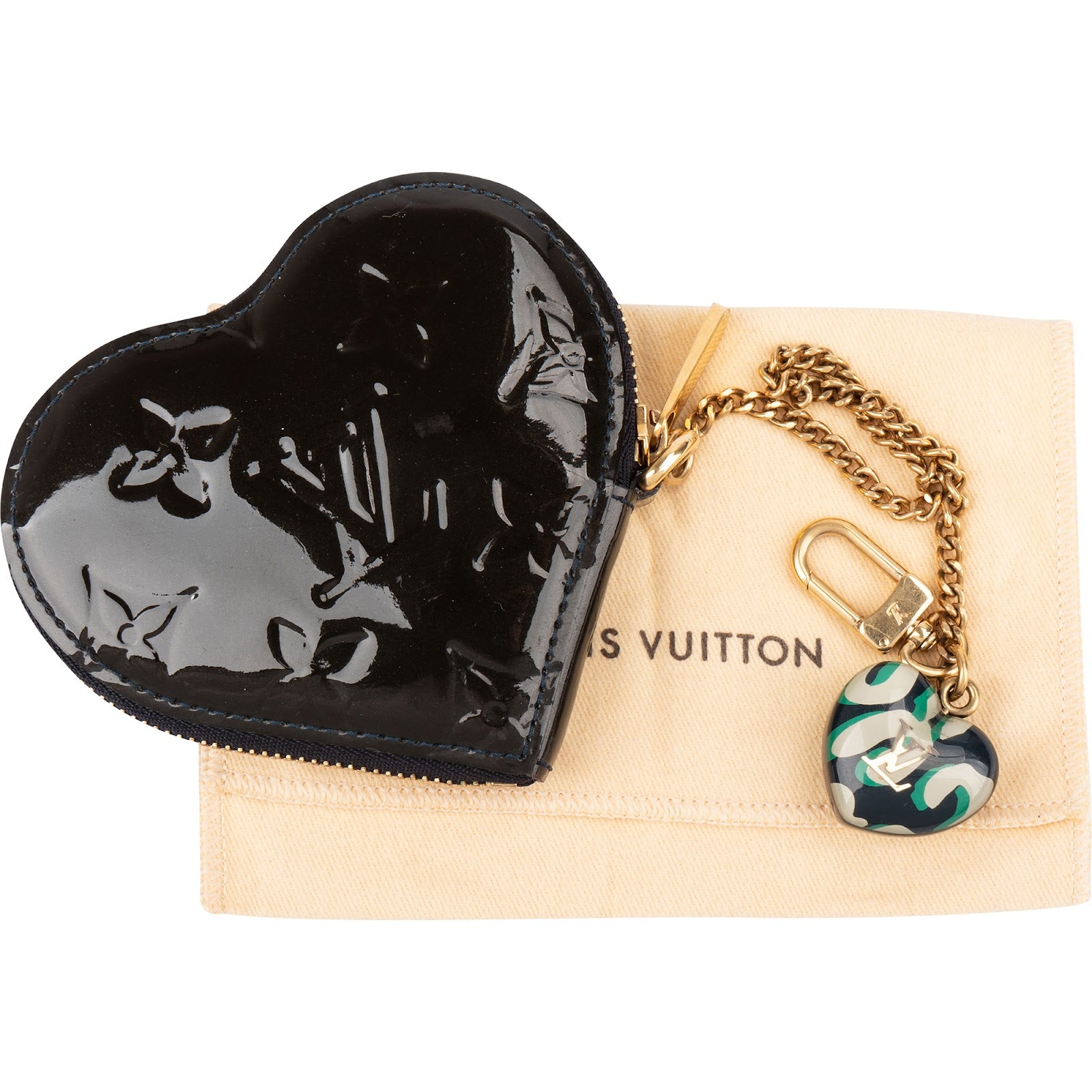 Louis Vuitton - Heart Coin Purse Bag Charm