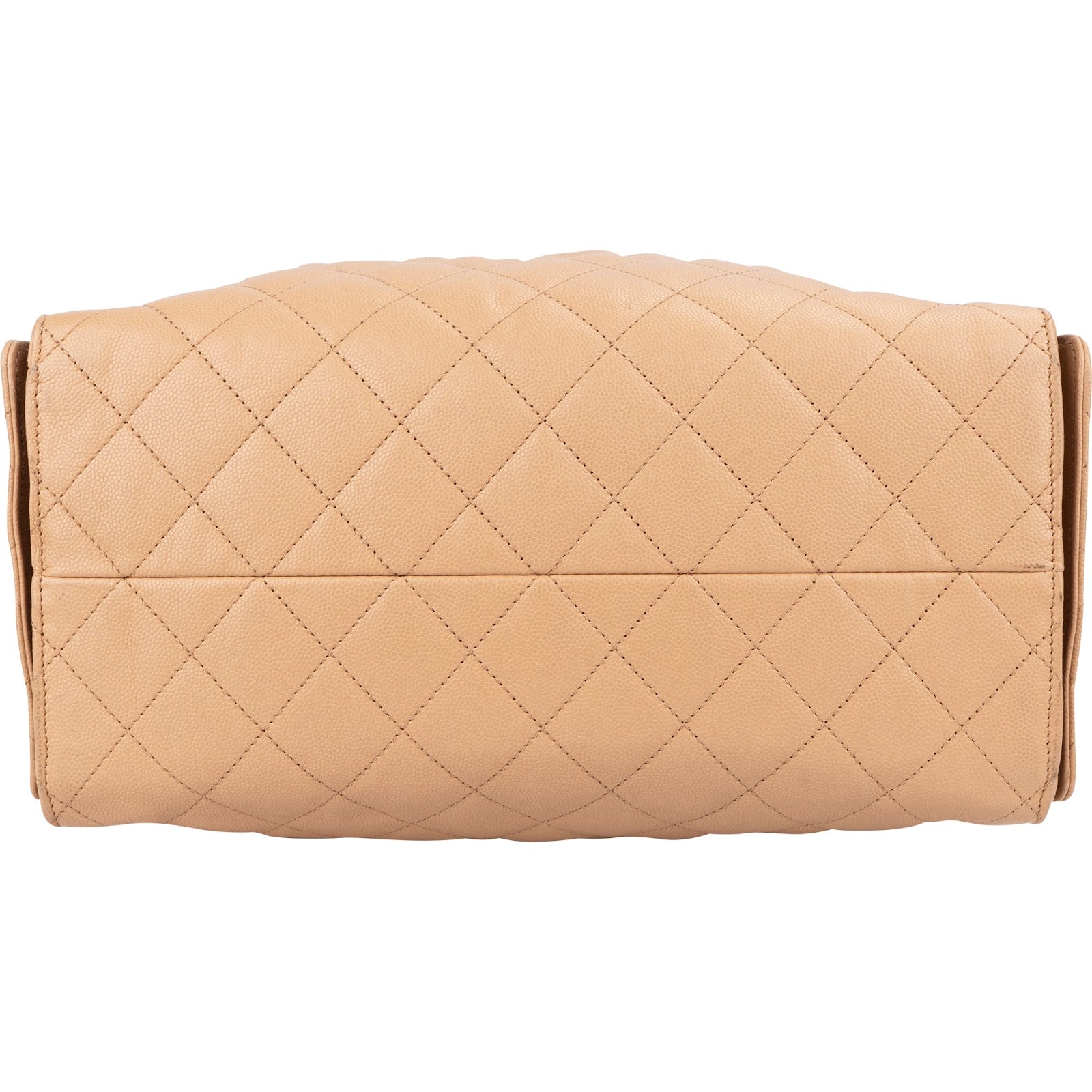 Chanel 25 Medium Quilted Caviar Leather CC Drawstring Shoulder Bag