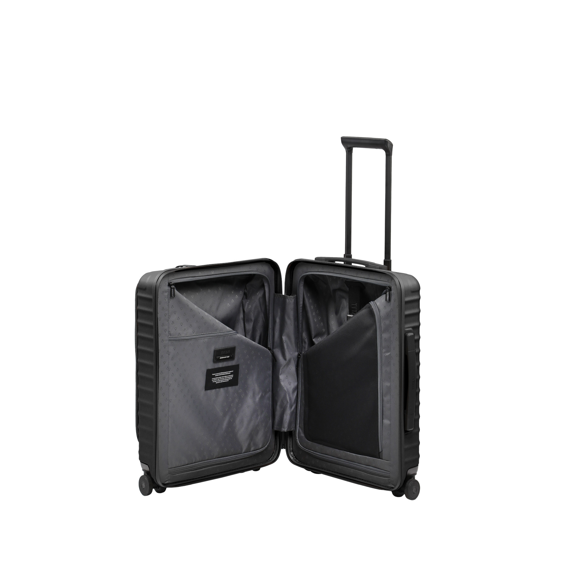 UPGRADE Handgepäck S mit Vortasche (55 cm) - Nightshade black