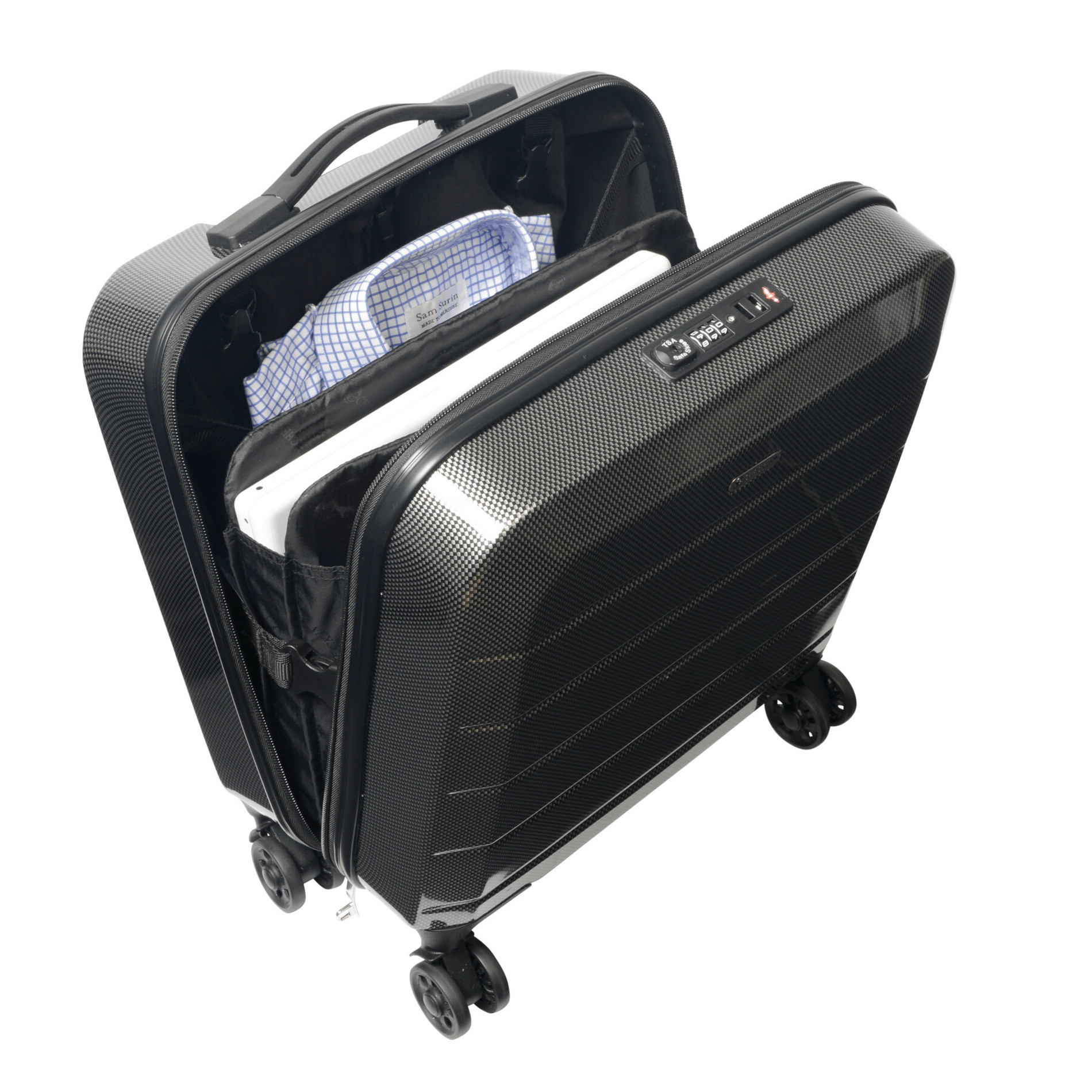 LONDON 2.0 Businesstrolley (46 cm) - carbon schwarz