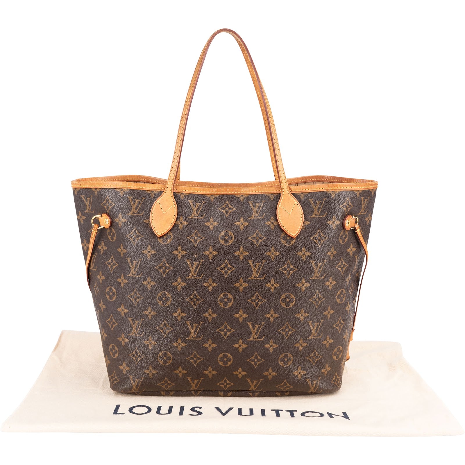 Torba na ramię Louis Vuitton z płótna Monogram Neverfull MM