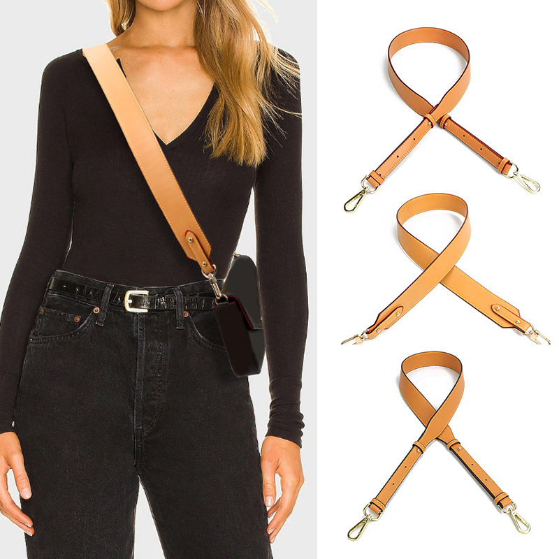 Schultergurt Luxus Leder für Handtaschen 102-121 cm 1,5 cm