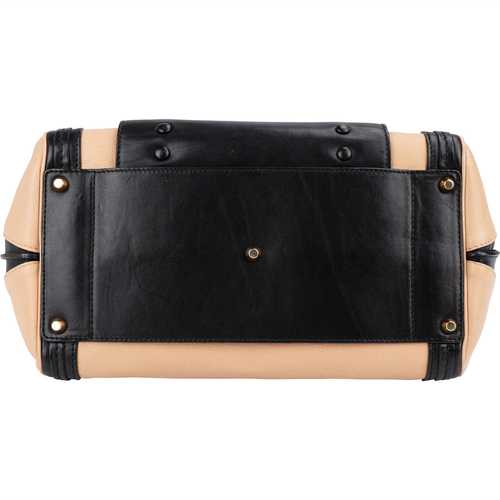 Chloé Bicolor Leather Alice Satchel Handbag