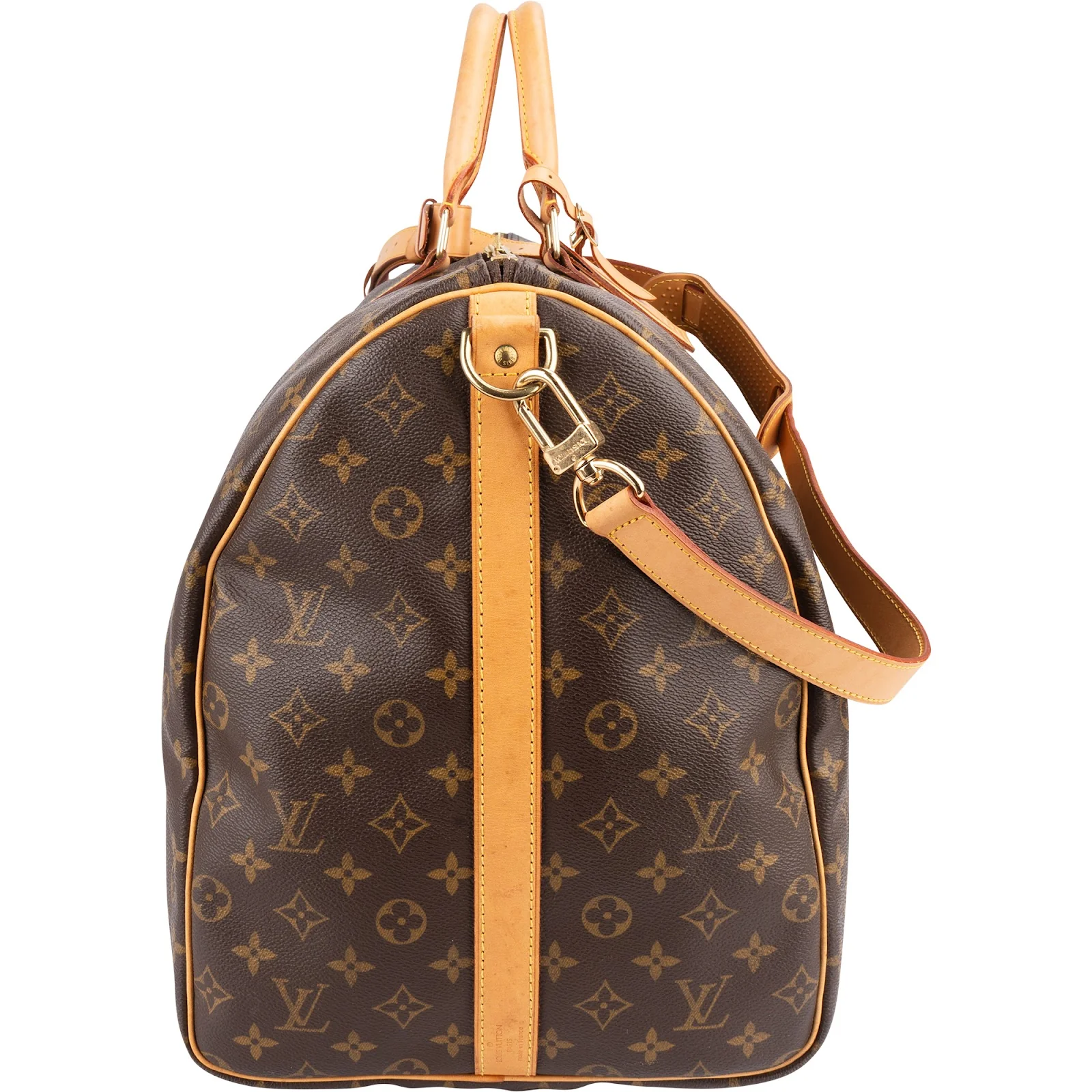 Louis Vuitton Monogram Canvas Keepall 60 Bandoulière Travel Bag