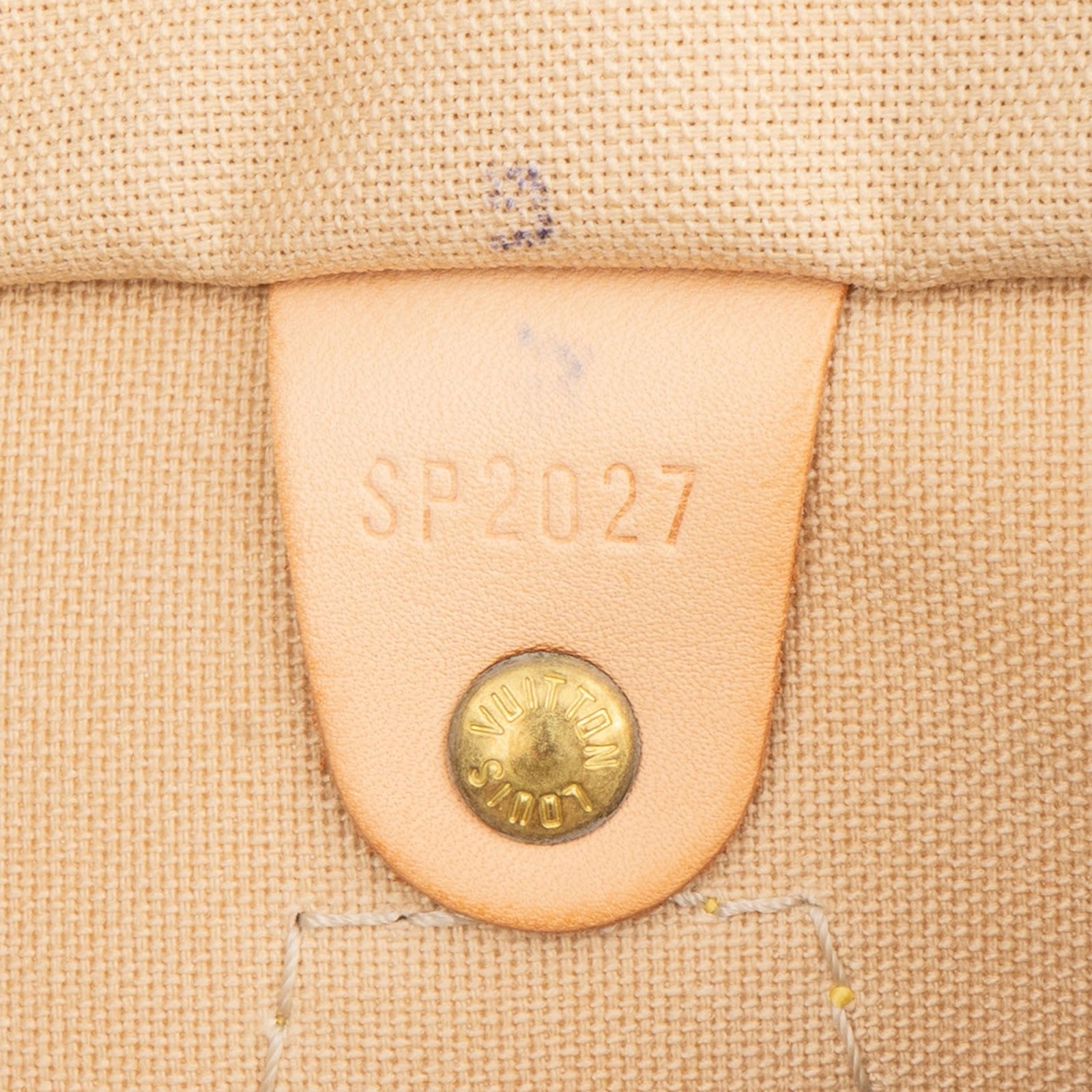 Louis Vuitton Monogram Damier Azur Speedy 25 Handbag