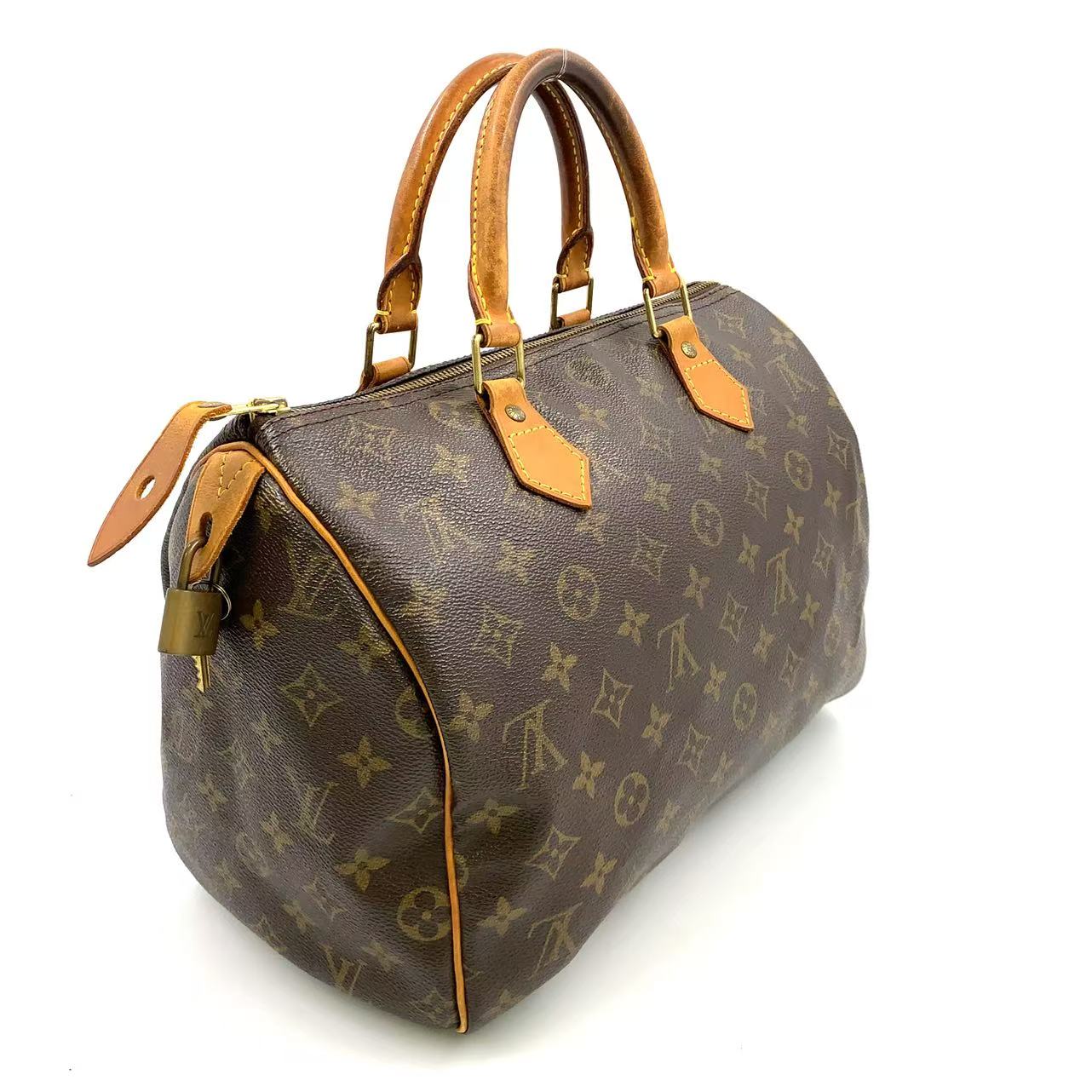 Louis Vuitton  Speedy 30  Monogram Boston Bag