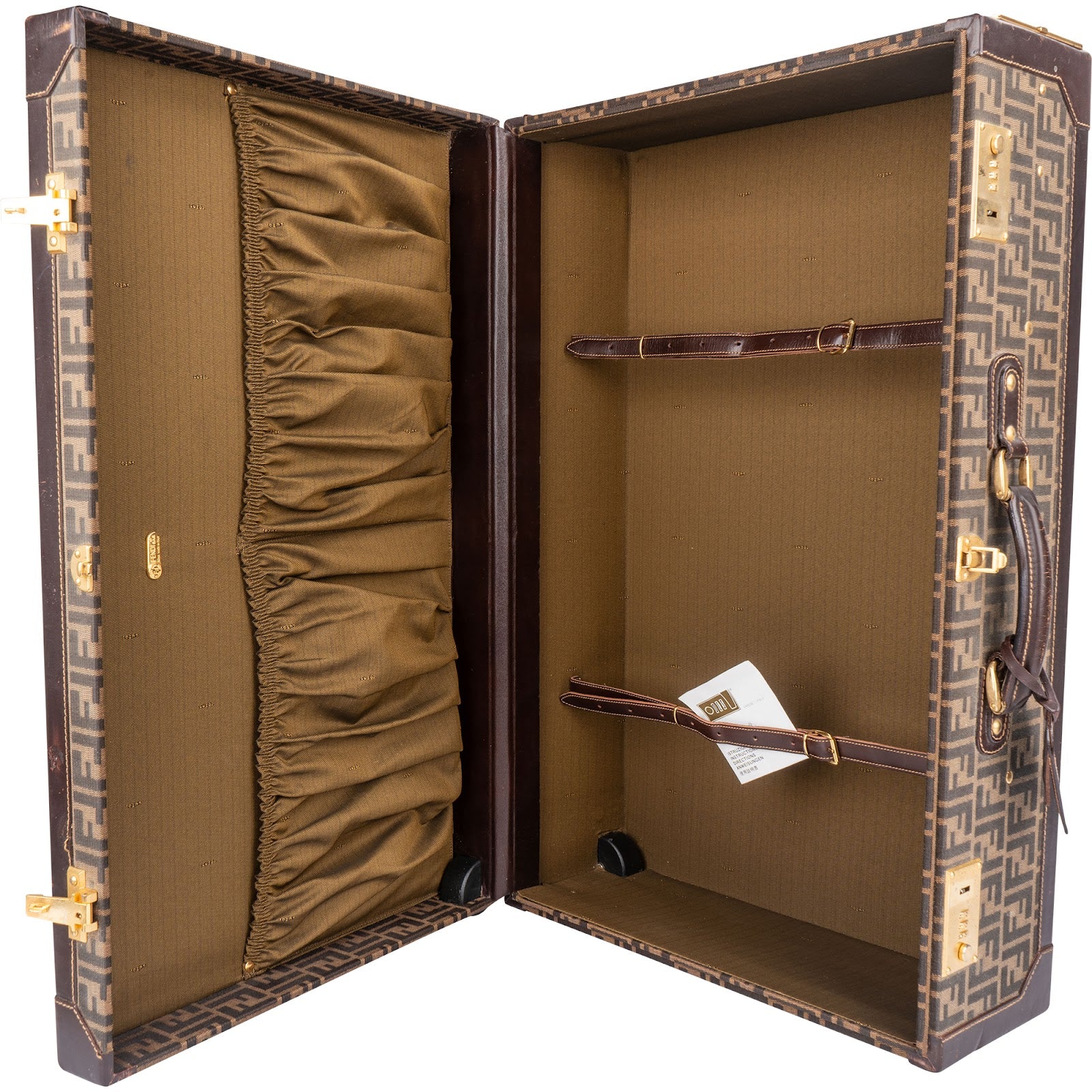 Fendi Monogram Zucca Canvas Vintage Koffer