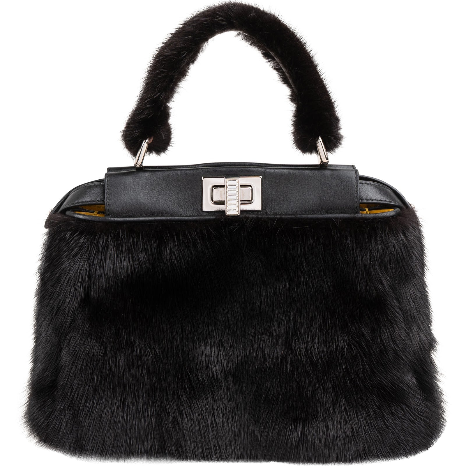 Fendi – Peekaboo Small Handbag (Fendi x Kingsley Fur Special Order „A")