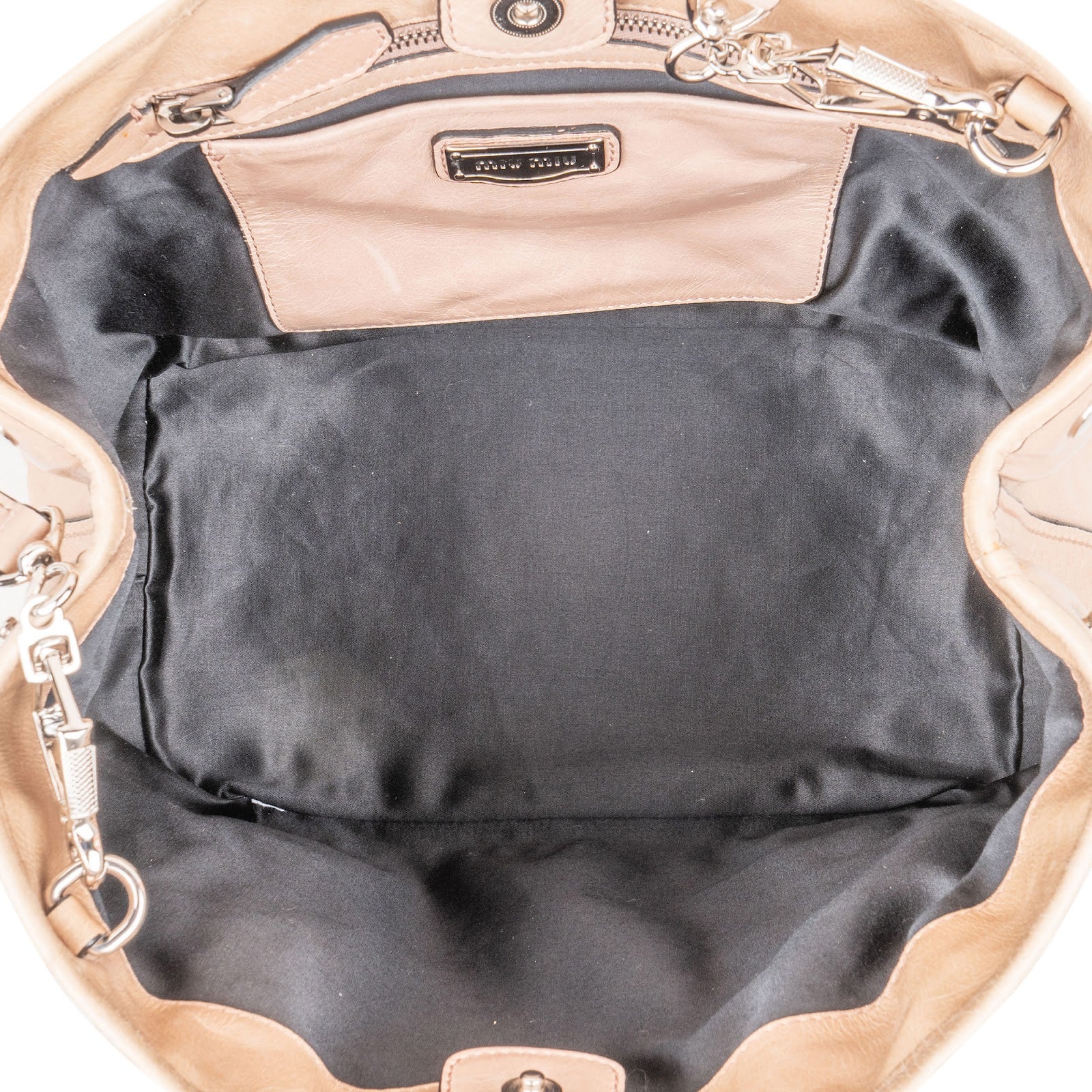 Miu Miu Vitello Lux City Handbag