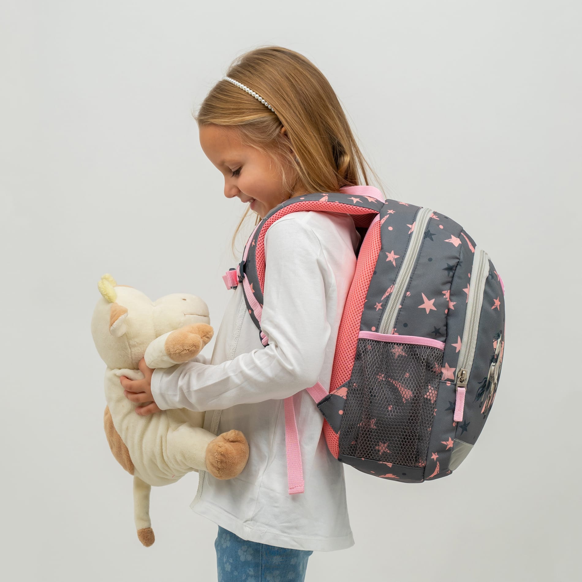 Kiddy Plus kindergarten backpack - Star Horses