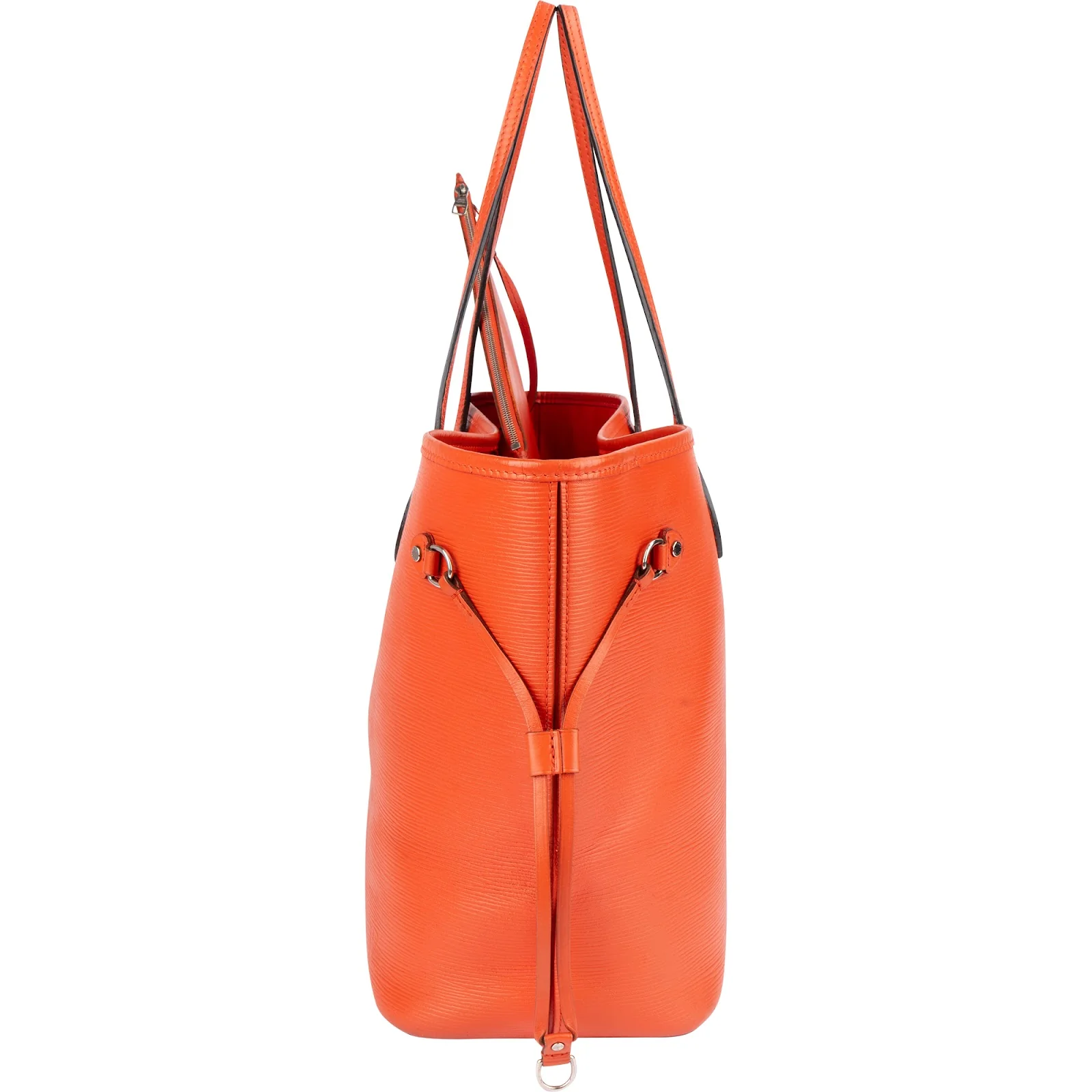 Louis Vuitton Orange Epi Leather Neverfull MM Shoulder Bag