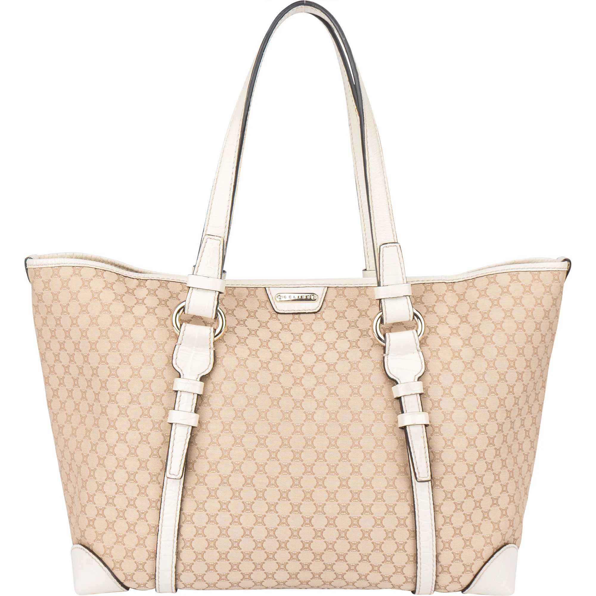 Celine Maccadam Monogram Shopper Bag