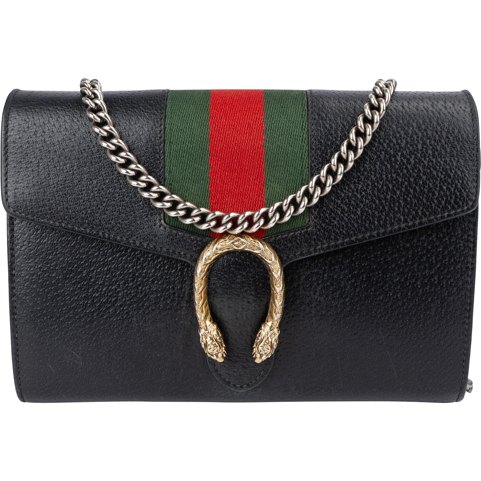 Gucci – Dionysus Web Stripe Wallet on Chain