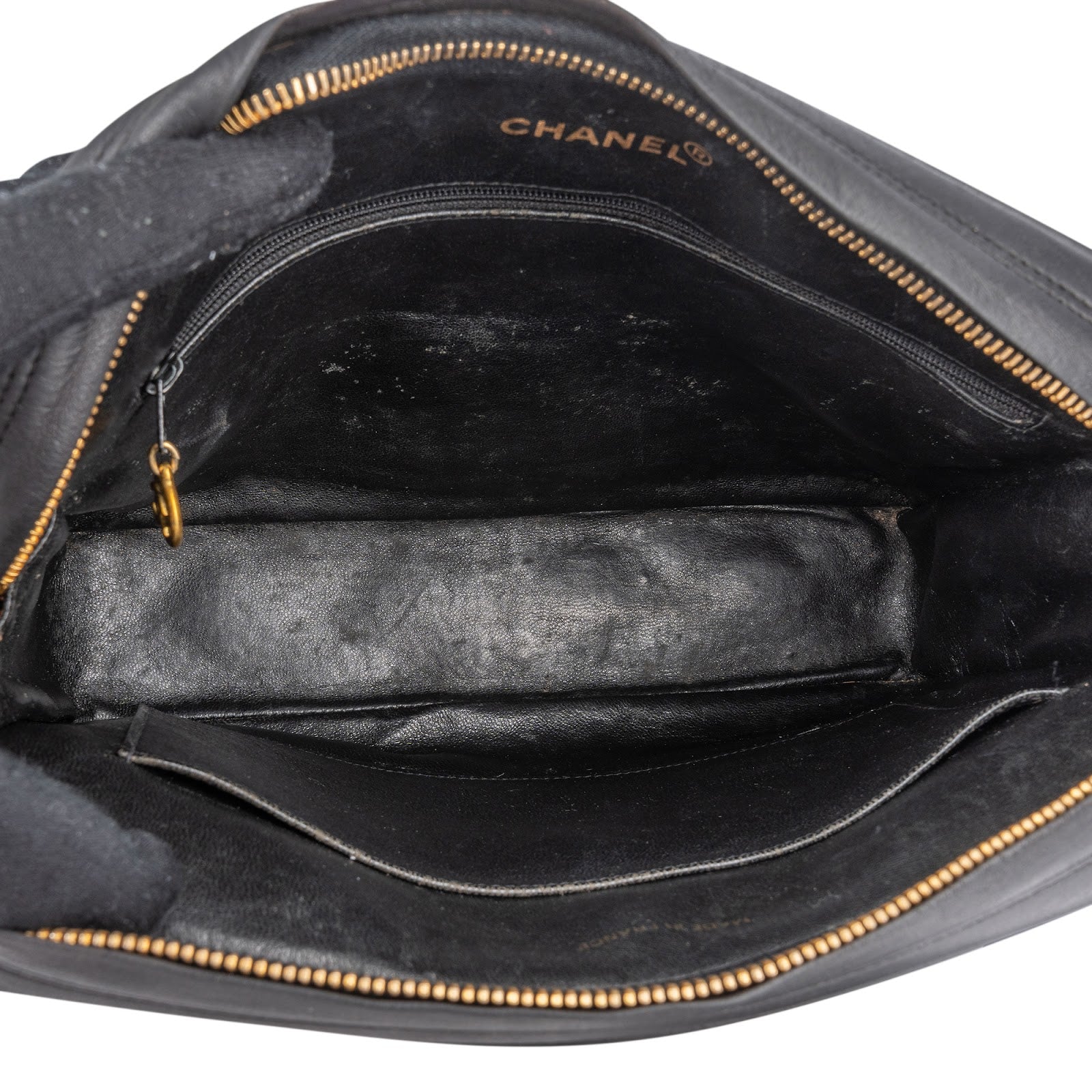 Chanel Quilted Lambskin Tassel Camera Crossbody Bag
