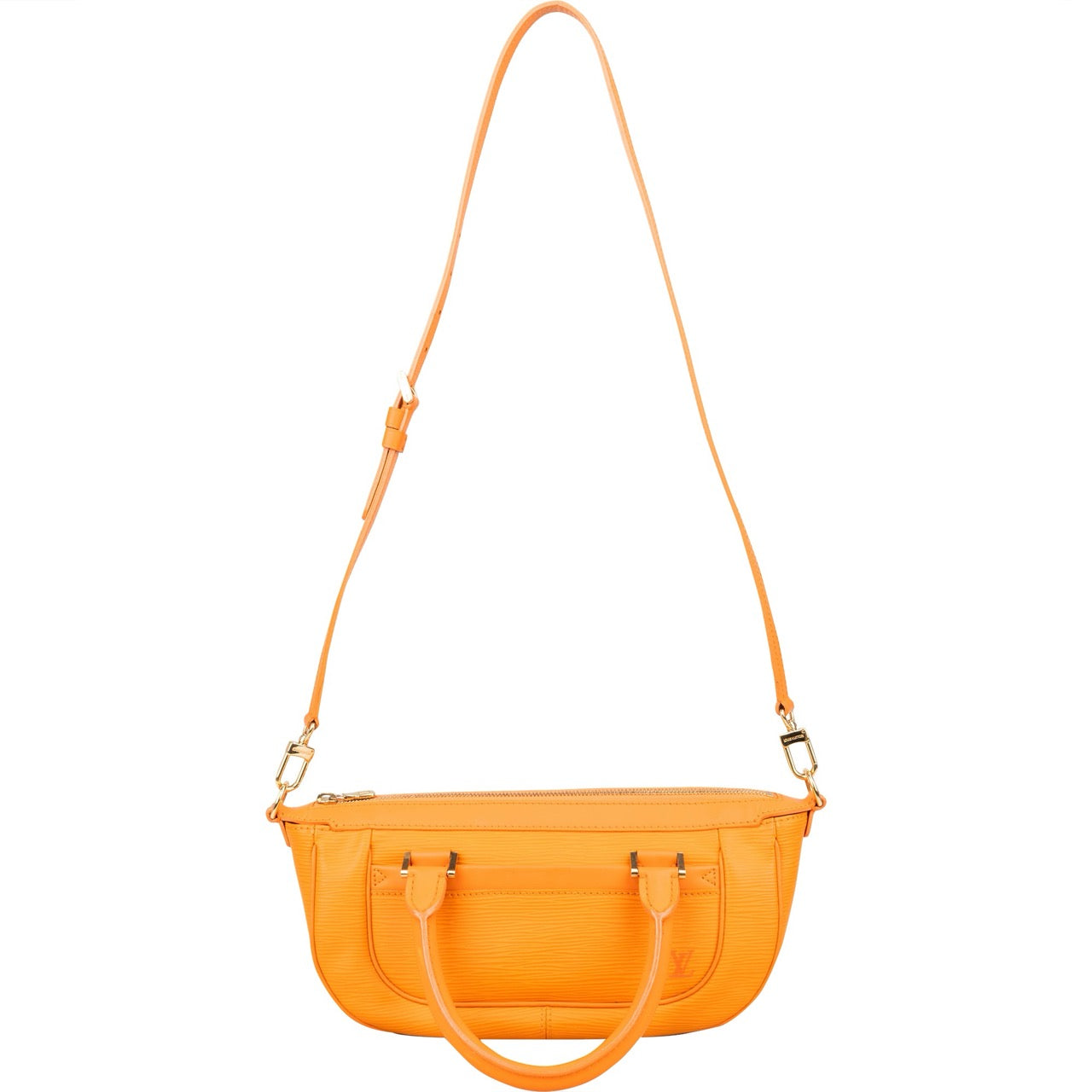 Louis Vuitton Orange Epi Leather Dhanura PM Handbag