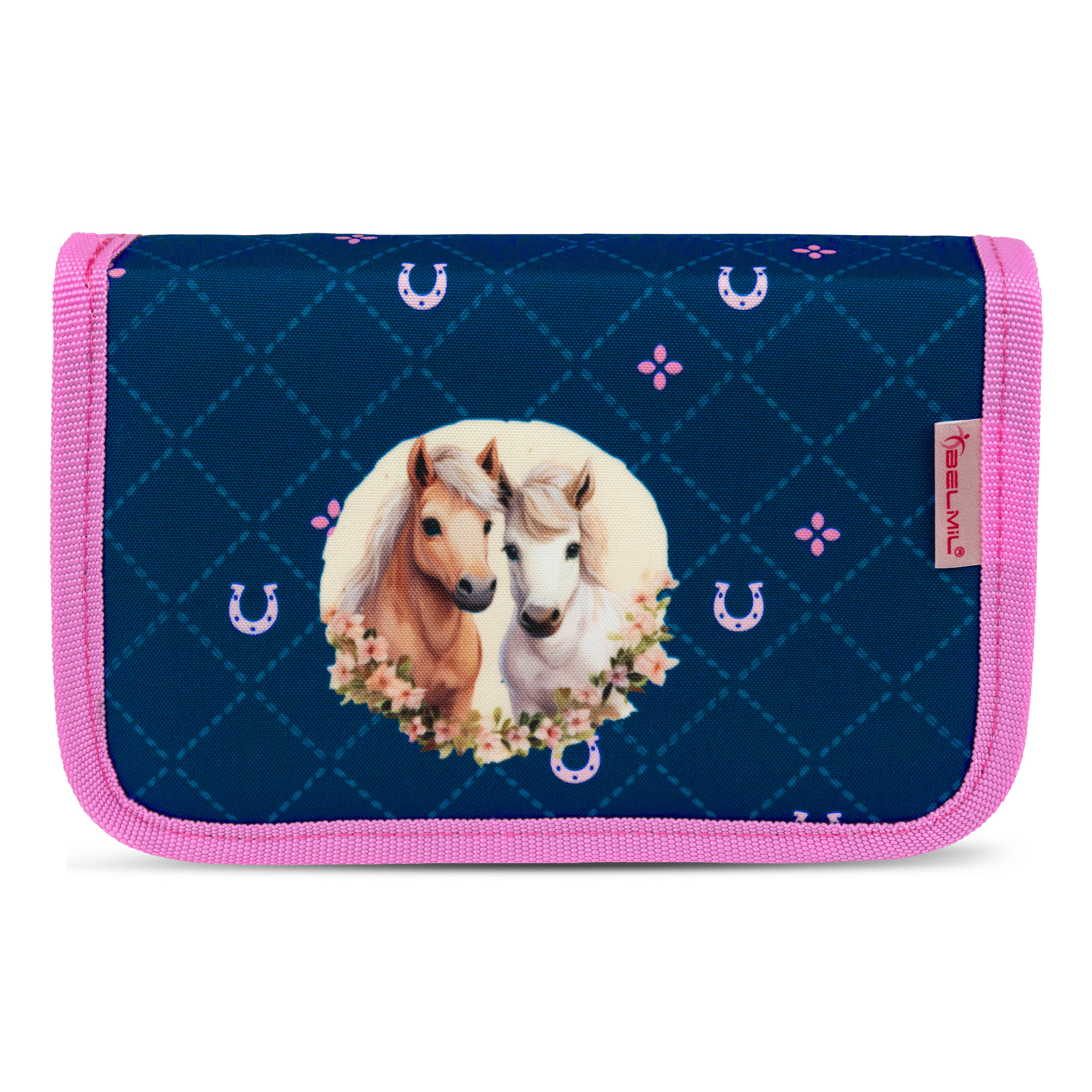 Belmil Maxi ergonomisches Schulranzen-Set 5-teilig "Meet your Horses"