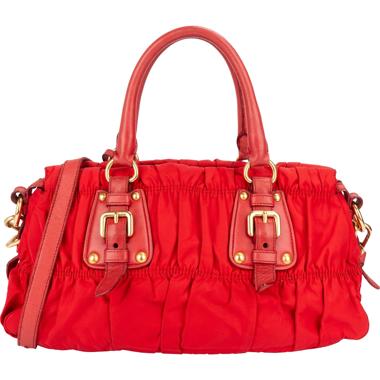 Prada Tessuto Gaufre Satchel Handbag