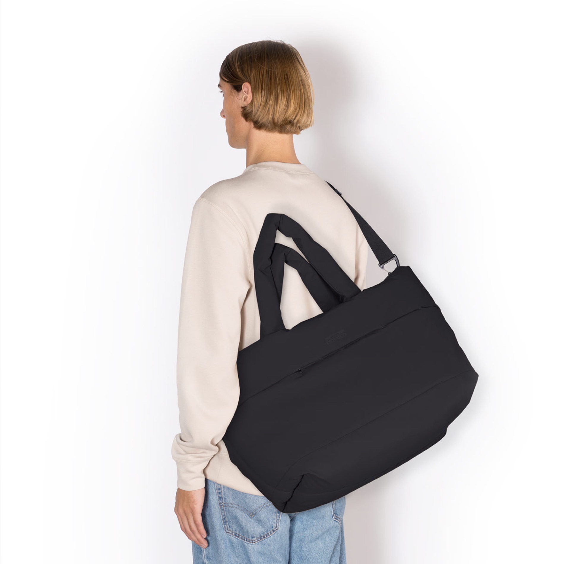 Olivia Puffy Bag Large Moss - Black