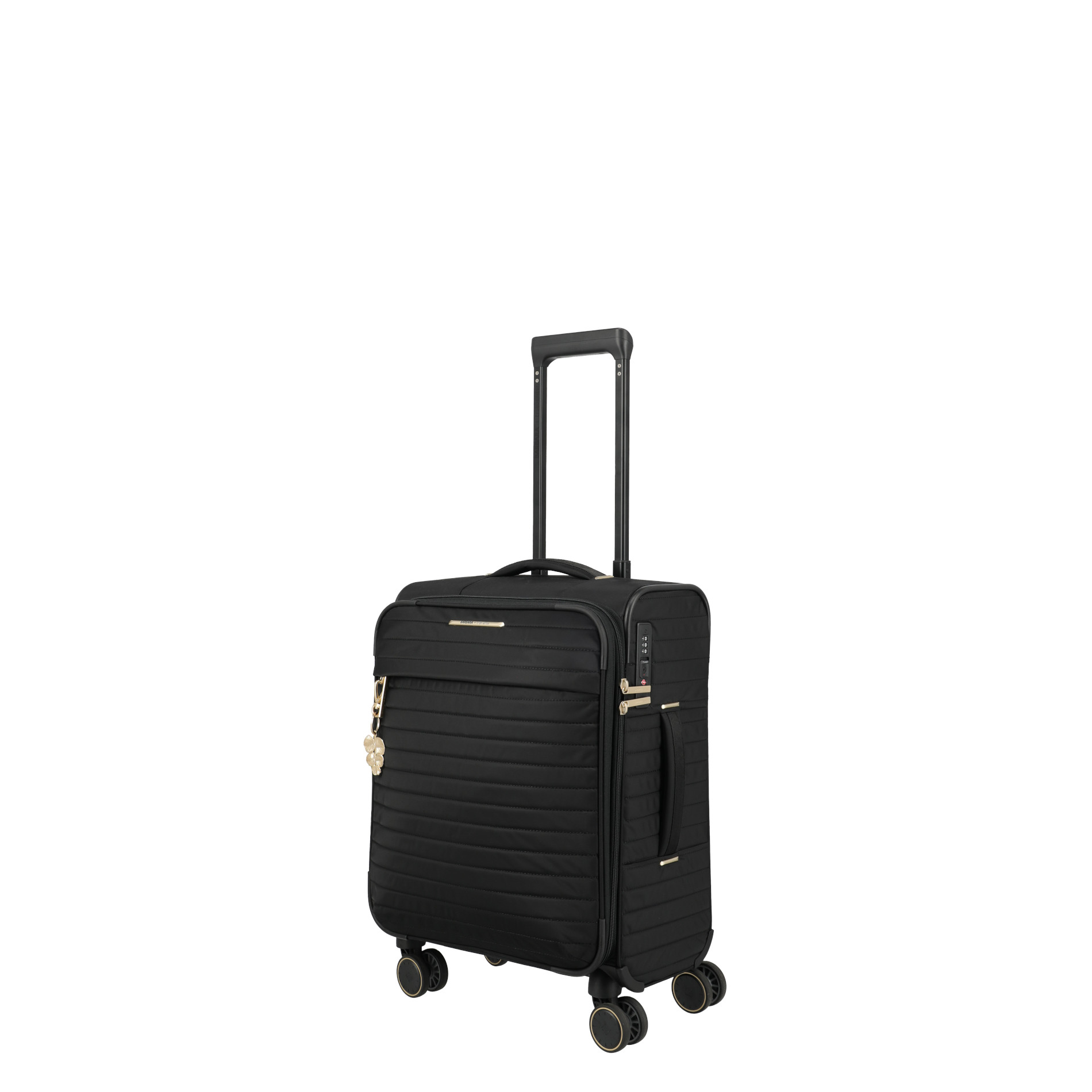 BARBARA STEPP Trolley S (55 cm) erweiterbar - schwarz