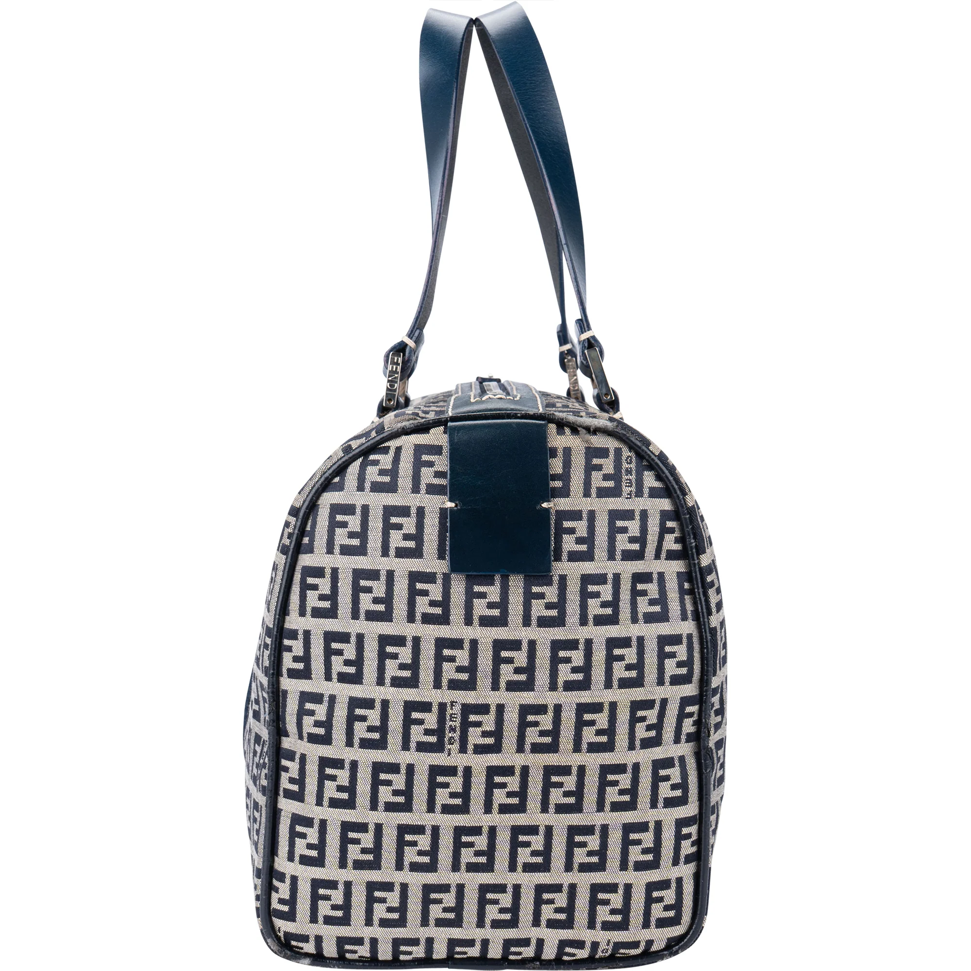 Fendi FF Monogram Boston Handbag