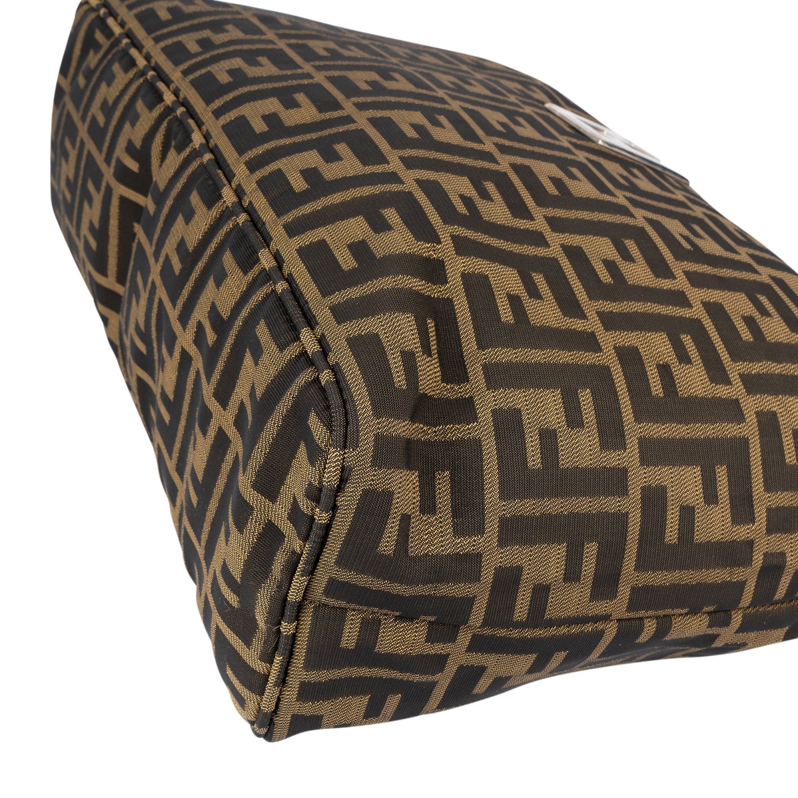 Fendi – Monogram Zucca Canvas Tote Schultertasche