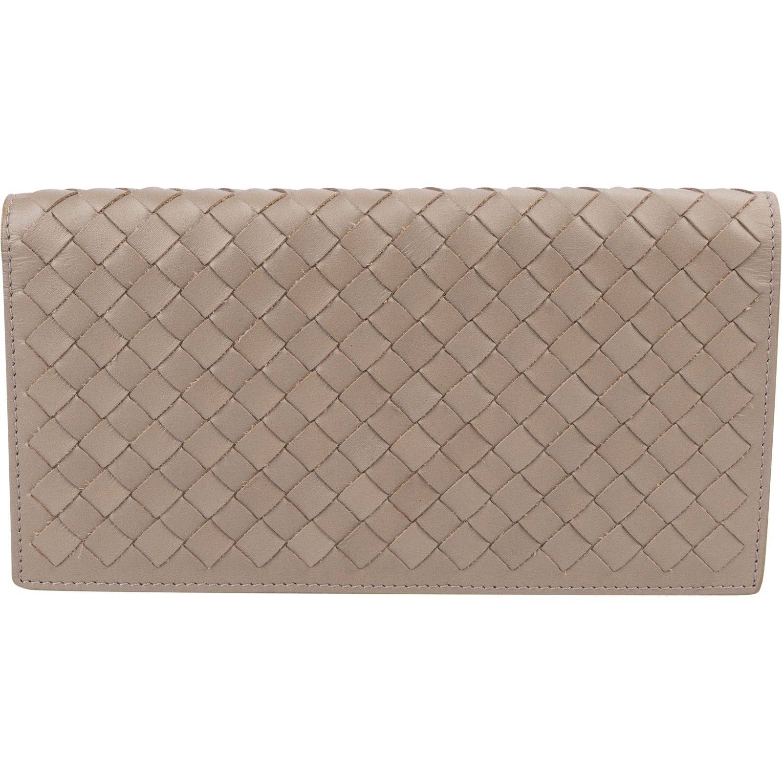 Bottega Veneta Bicolor Intrecciato Leather Wallet