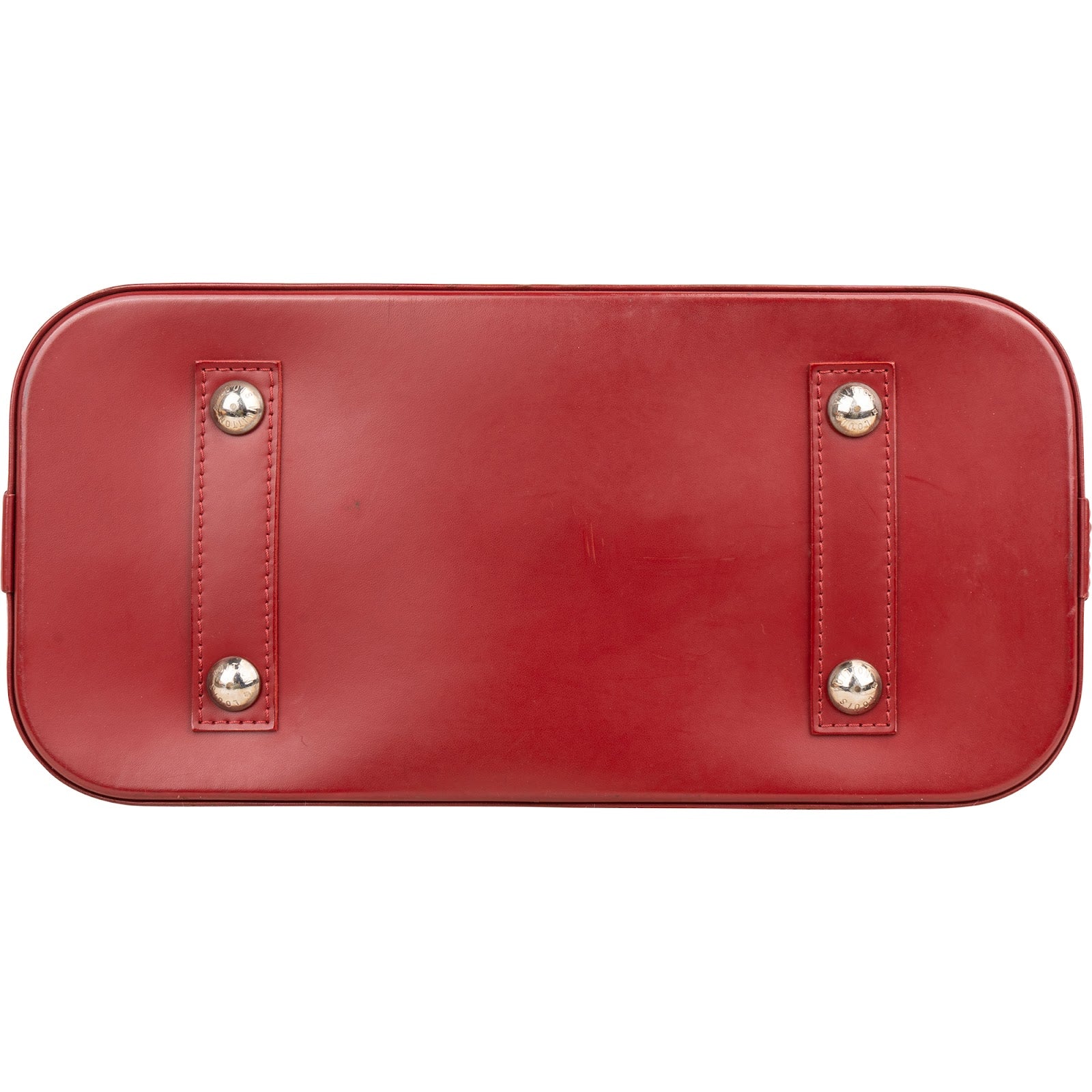 Sac à main Alma PM Louis Vuitton en cuir Epi rouge
