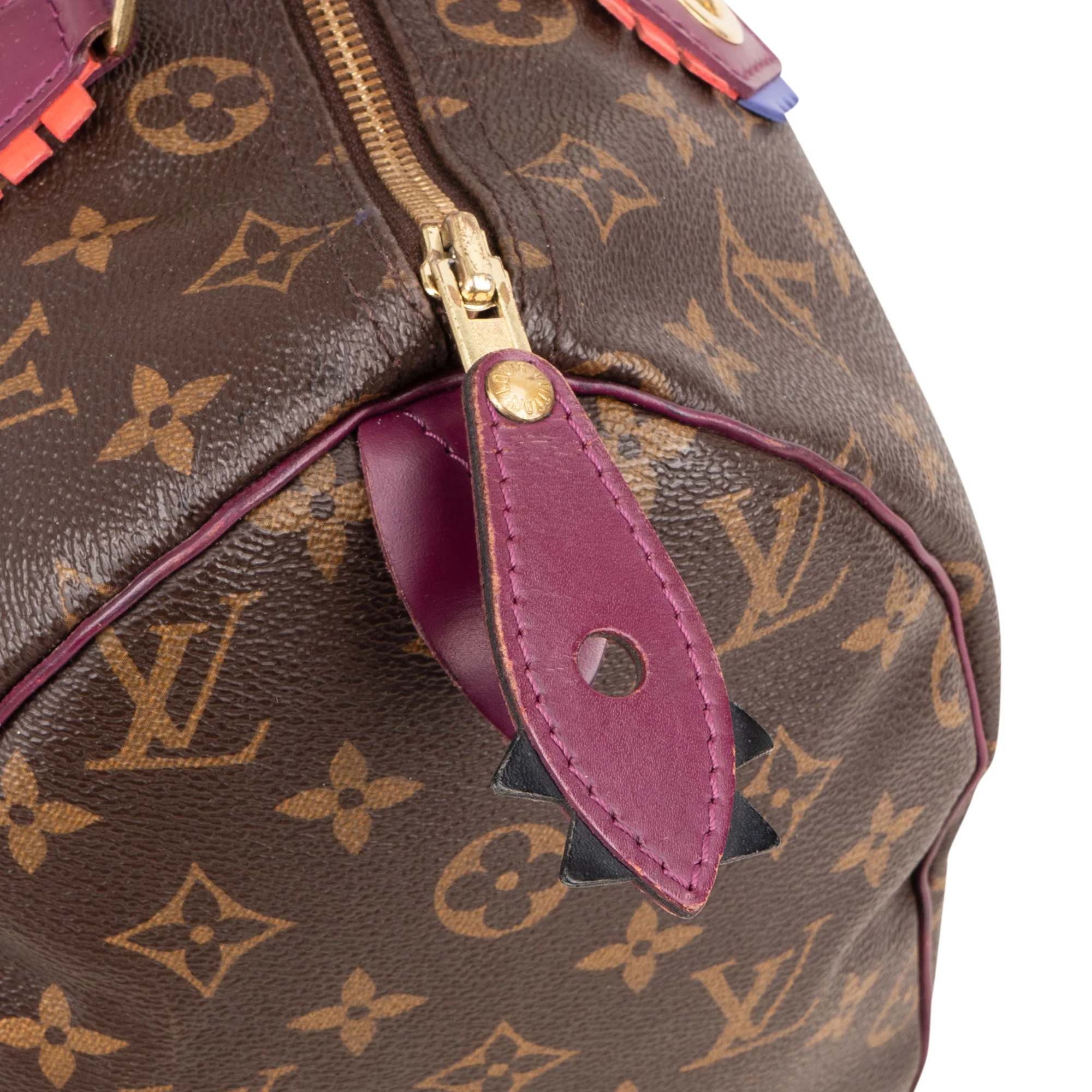 Louis Vuitton Monogram Canvas Speedy 30 Totem Boston Bag