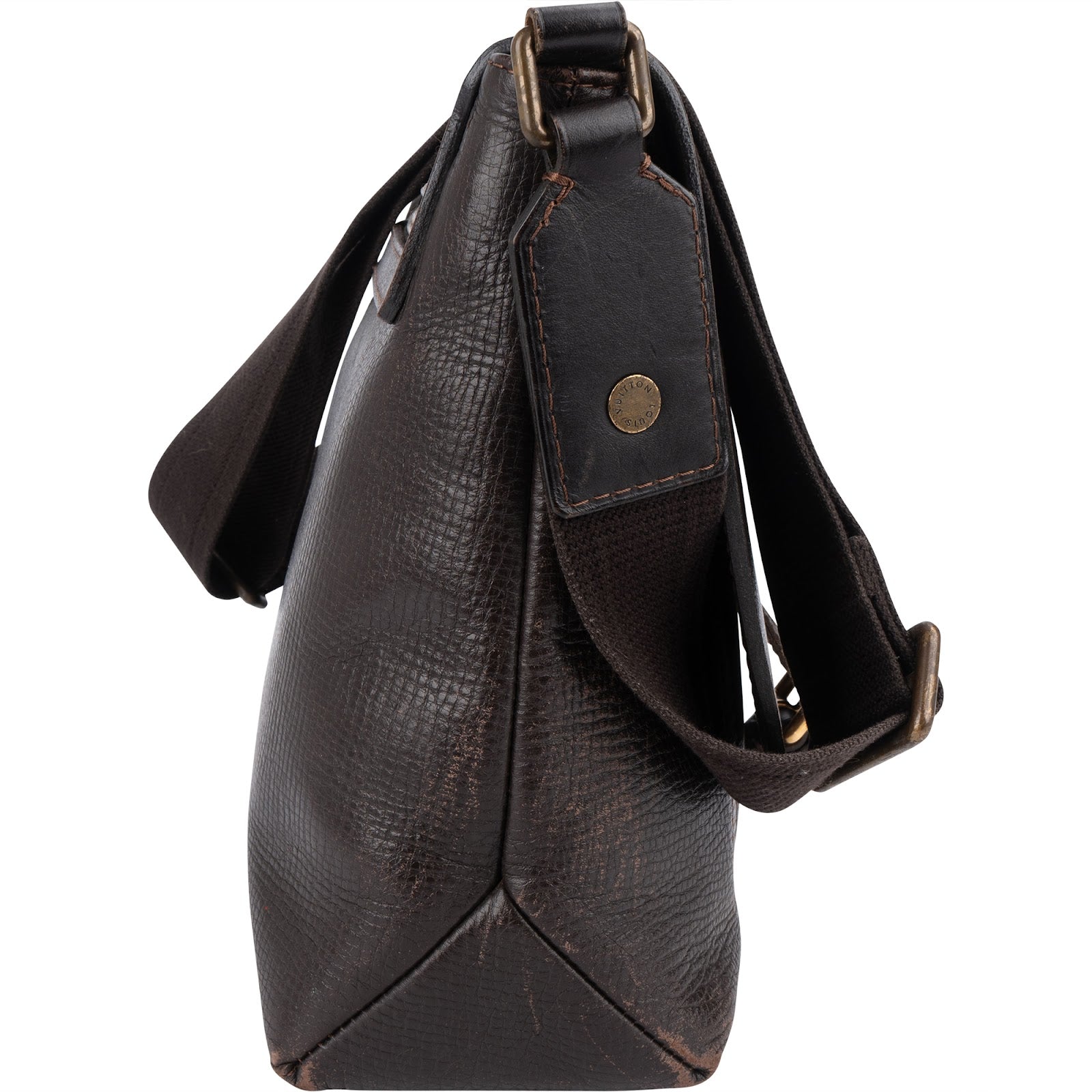 Louis Vuitton Leather Utah Leather Omaha Messenger Bag