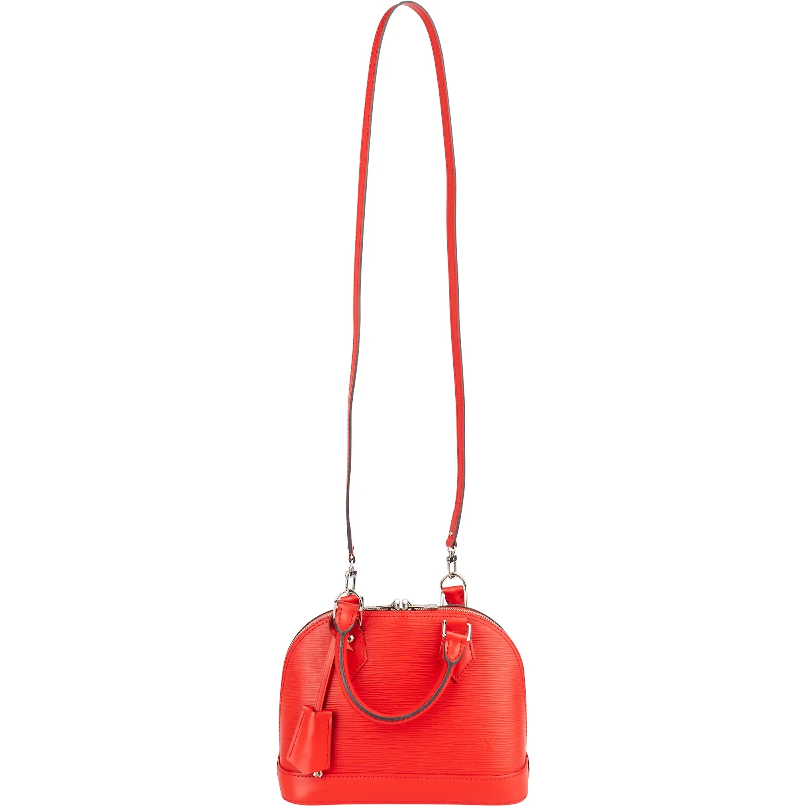 Louis Vuitton Red Epi Leather Alma BB Handbag
