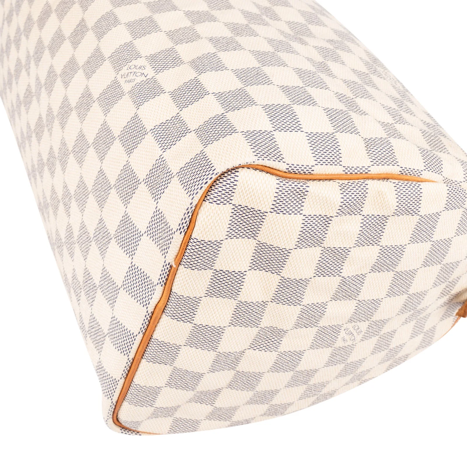 Louis Vuitton Monogram Damier Azur Canvas Speedy 35 Boston Bag